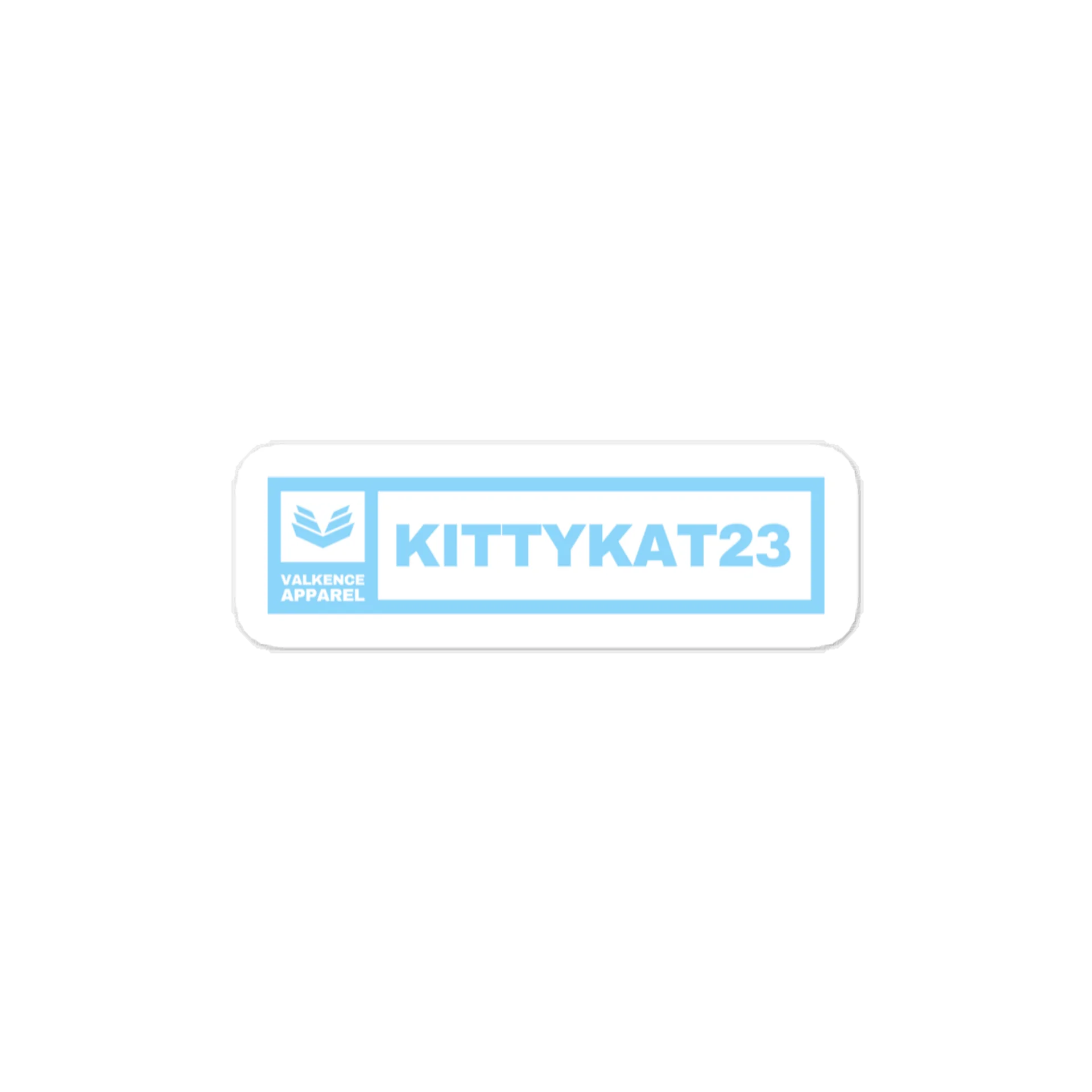 Kittykat23 Kiss-Cut Sticker - Light Blue product image (1)