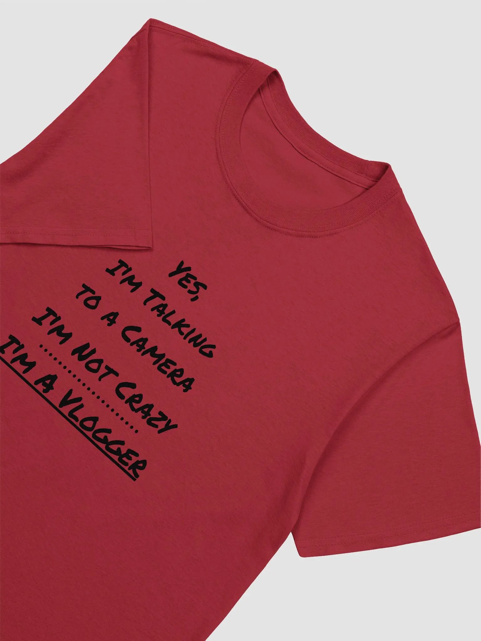 Not Crazy, I'm a Vlogger Soft Unisex T-Shirt product image (10)