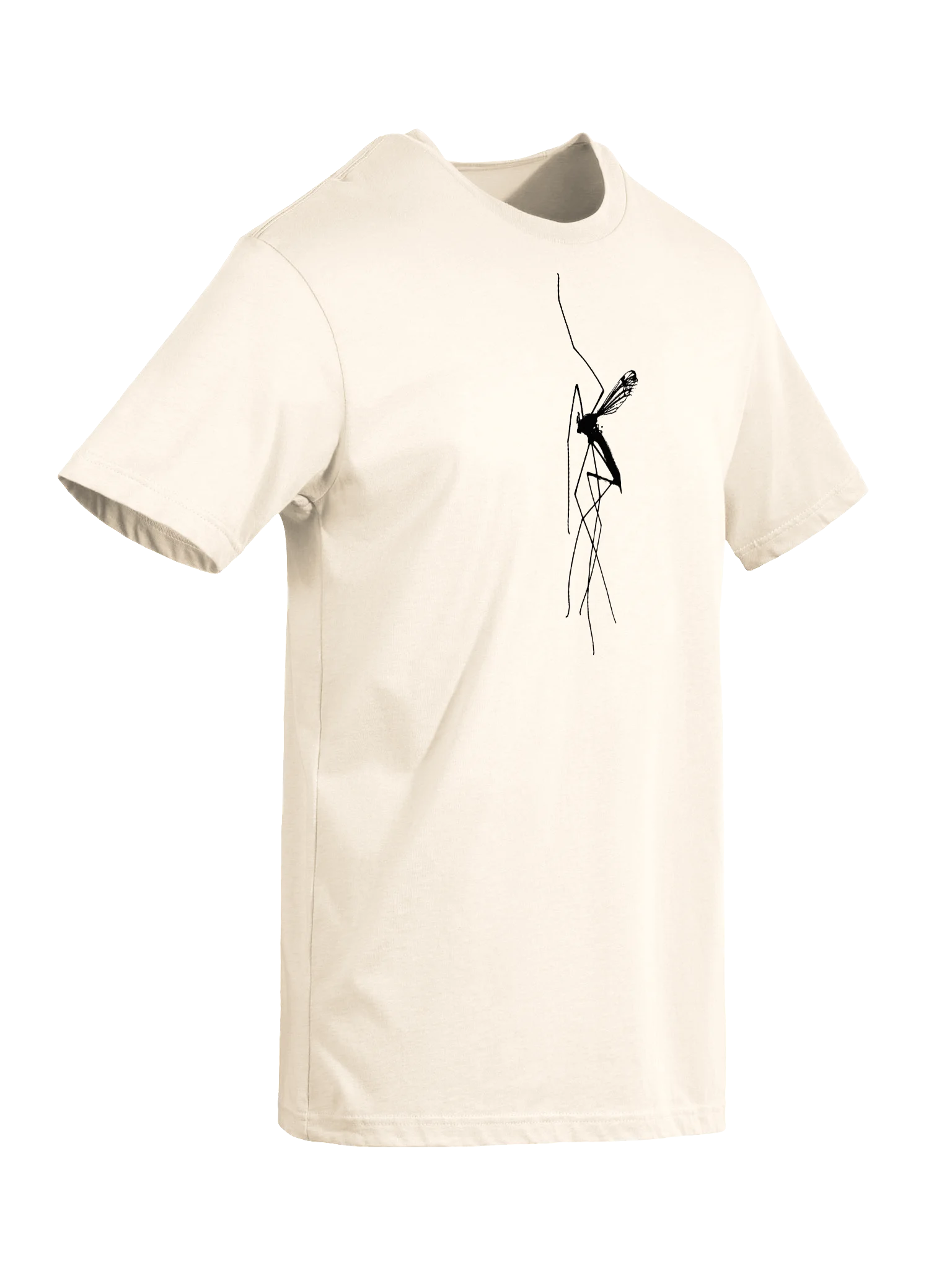 Mosquito Scan, 1993 — Black Print T-Shirt