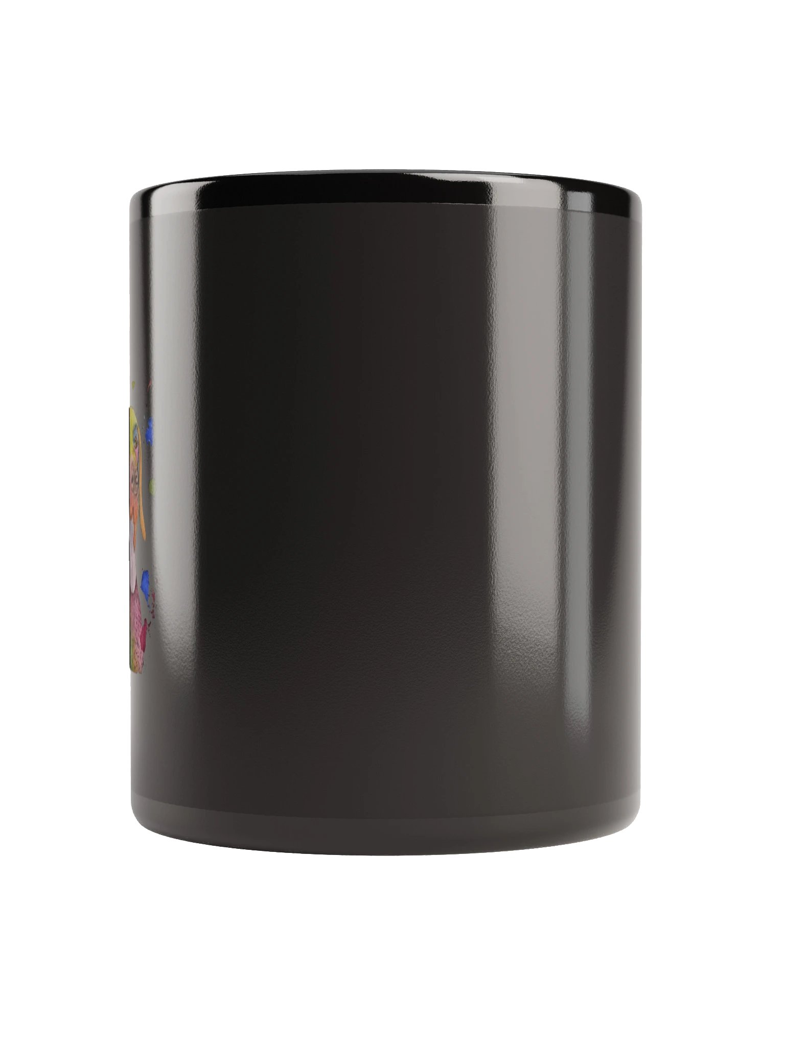 Yvie Black Glossy Mug product image (2)