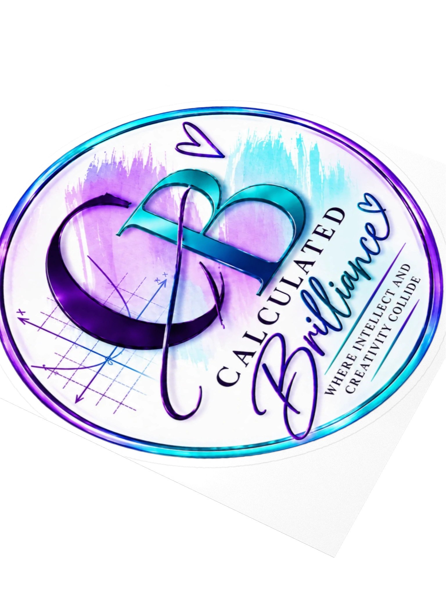 CB Signature Logo Sticker 4"x4" product image (3)