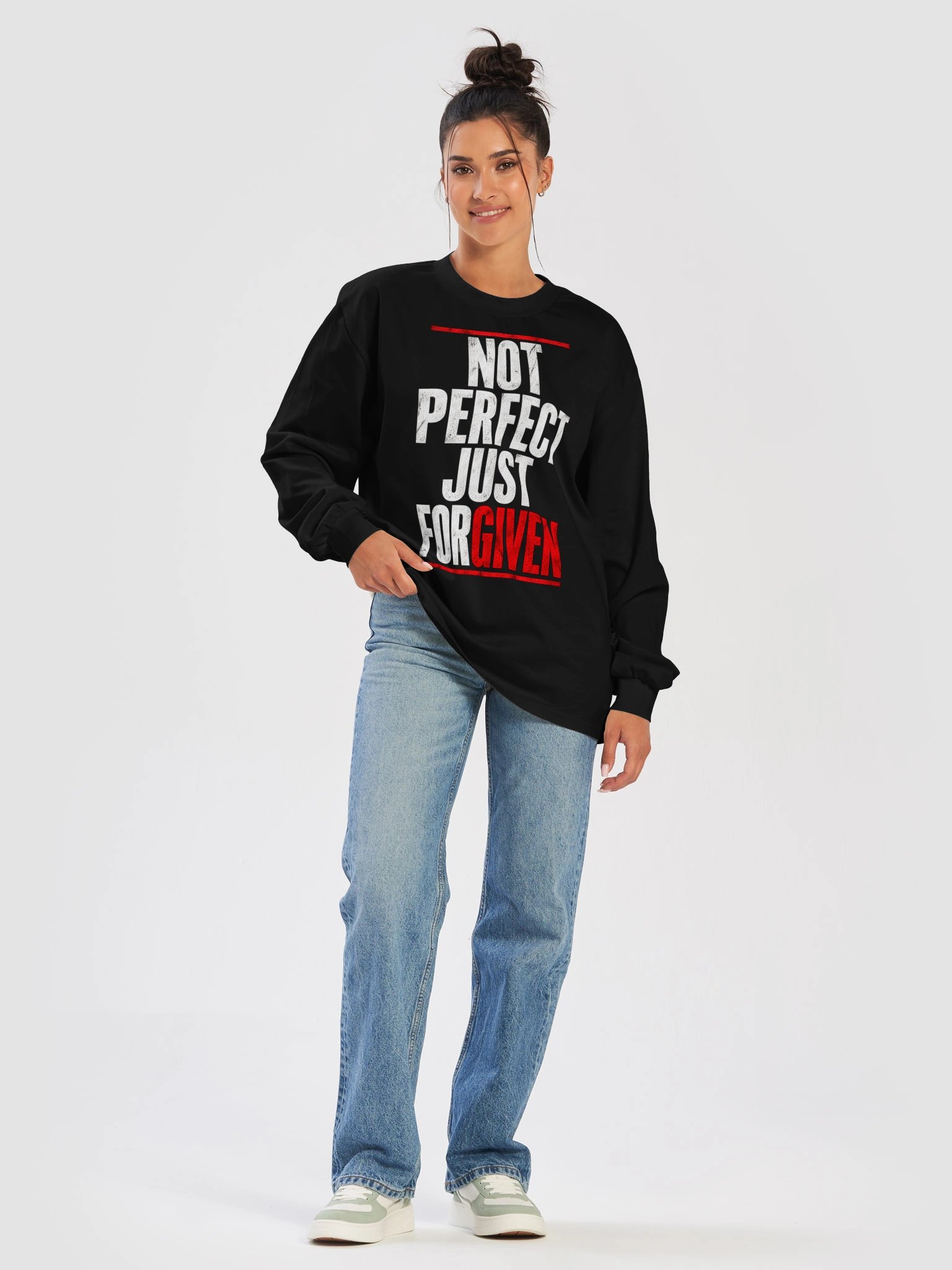 Not Perfect, Just Forgiven - Long Sleeve Tee product image (5)
