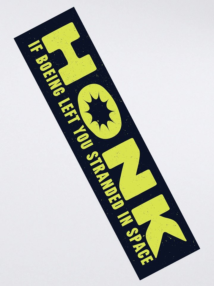 HONK For Boeing Kiss Cut Bumper Sticker product image (2)