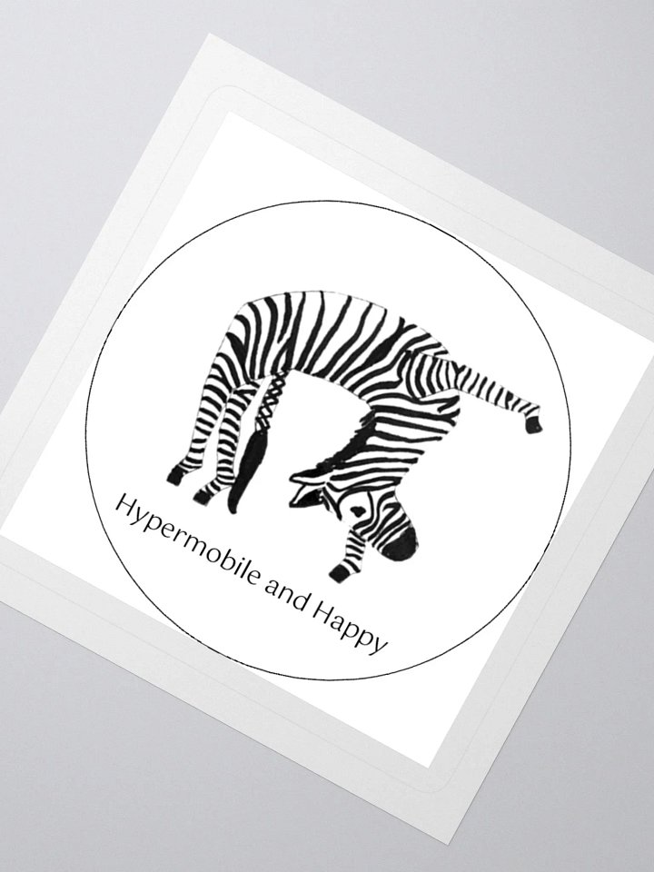 Bendy Zebra Sticker product image (2)