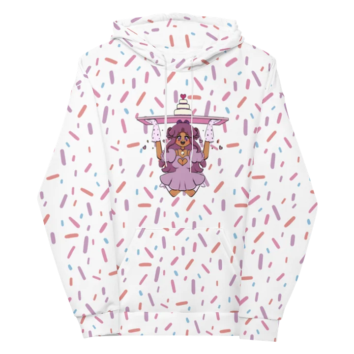 Vanilla Sprinkles Hoodie Unisex Sizing product image (2)