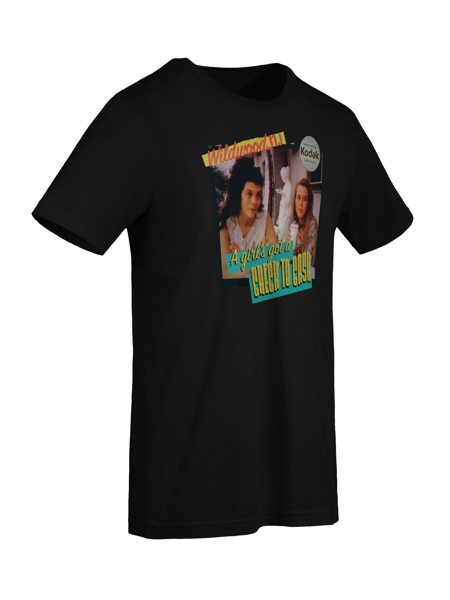 Wildwood, NJ Girl's Got a Check to Cash Black Tee product image (7)