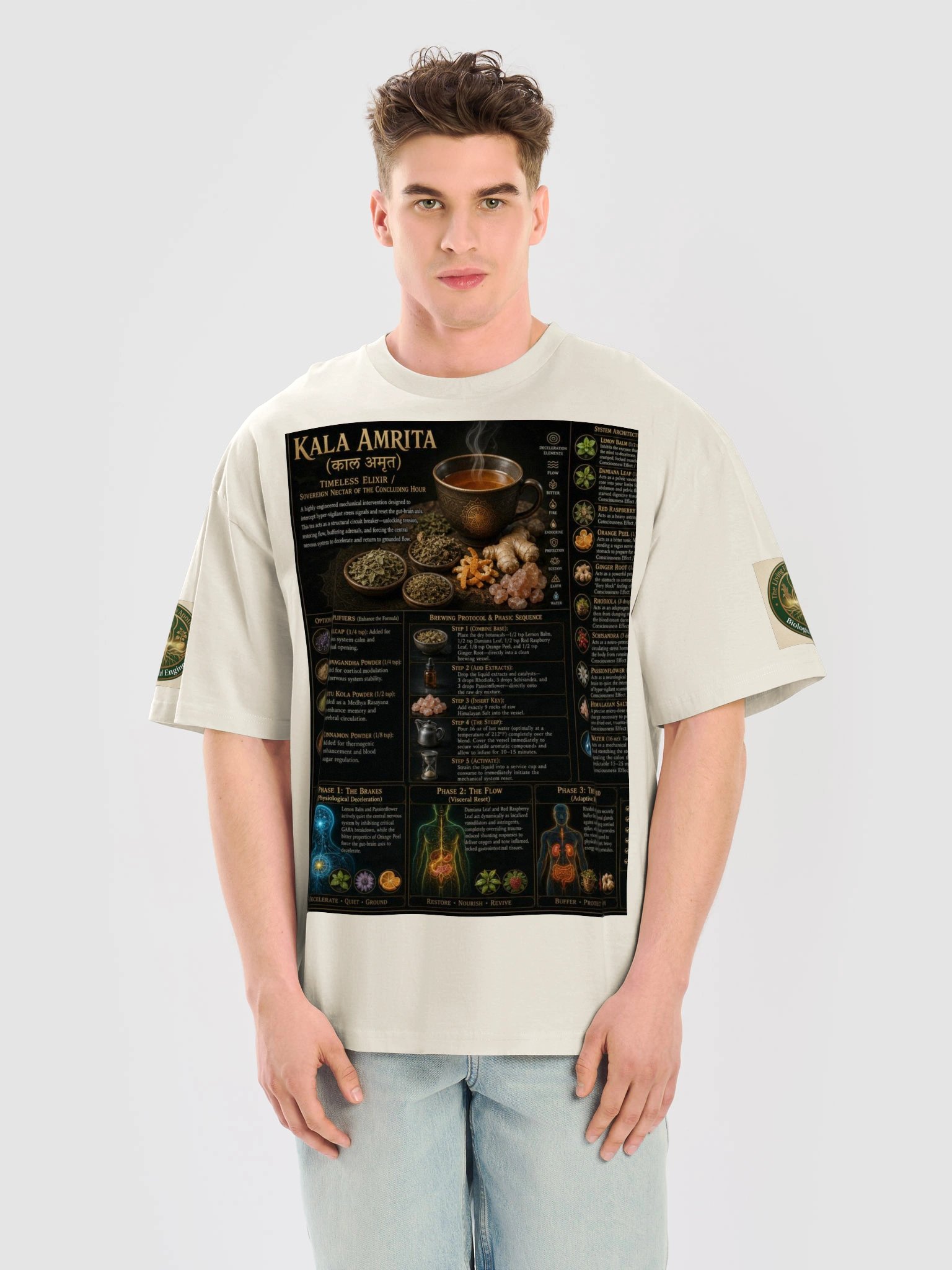 Kala Amrita Herbal Tea Poster Tee product image (5)