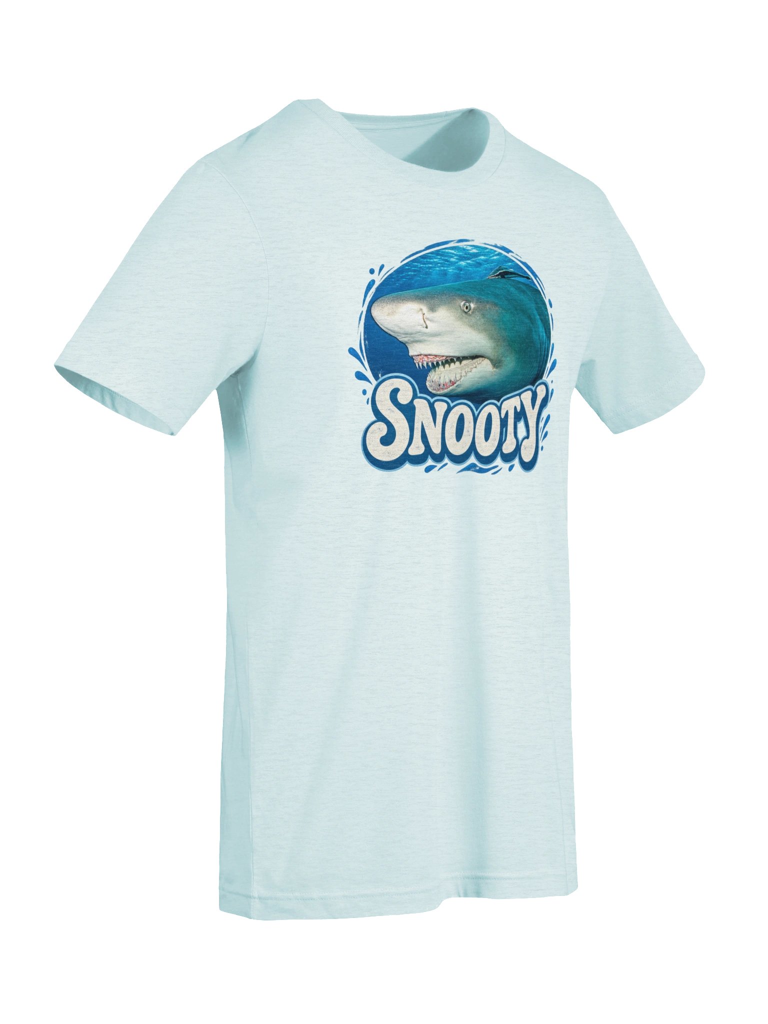 Snooty Shark Unisex Blue Tee product image (7)