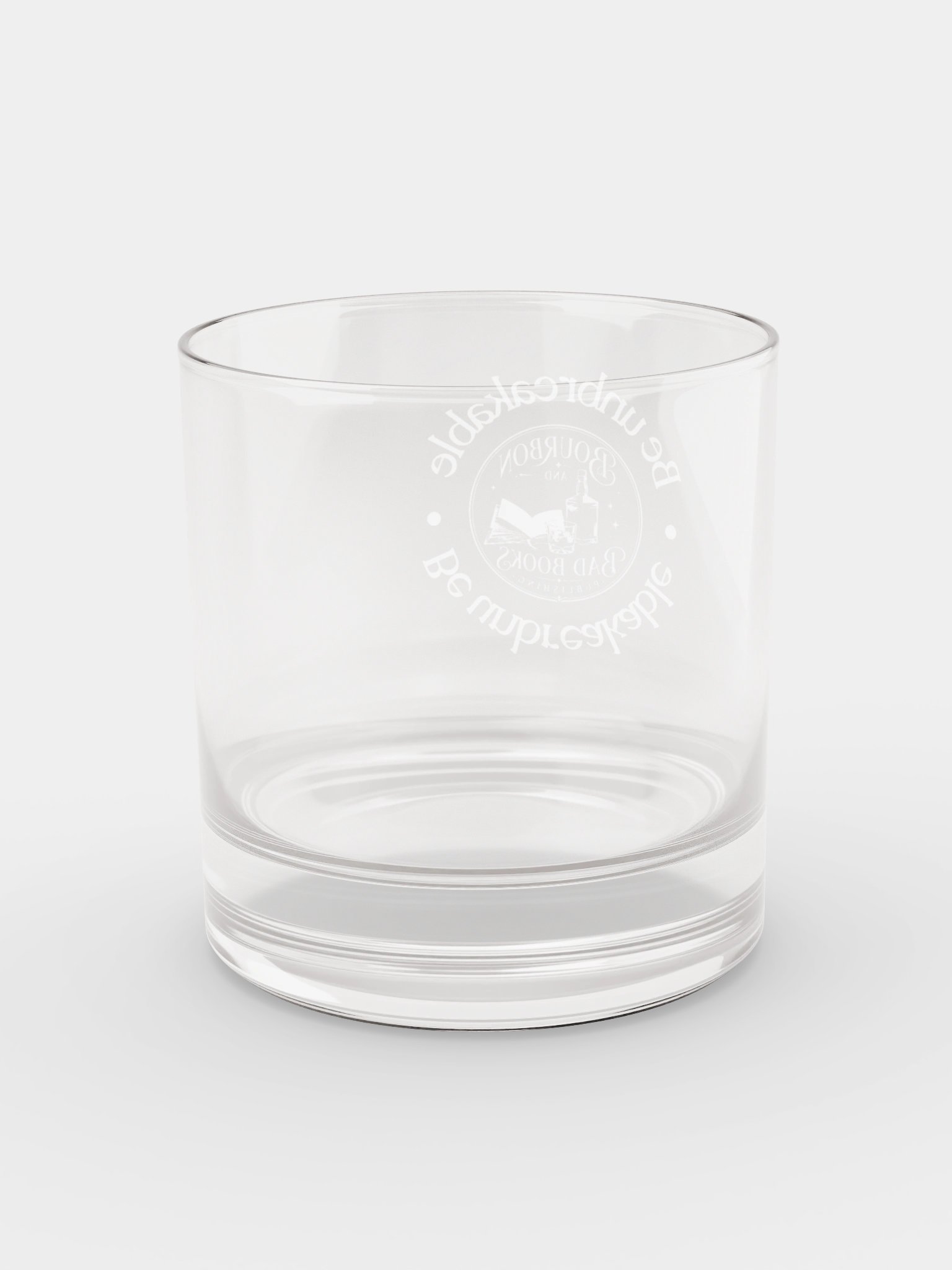 "Be Unbreakable" Rocks Glass product image (6)