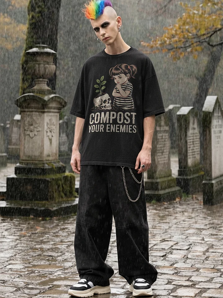 Compost Your Enemies Cartoonish T-Shirt product image (2)