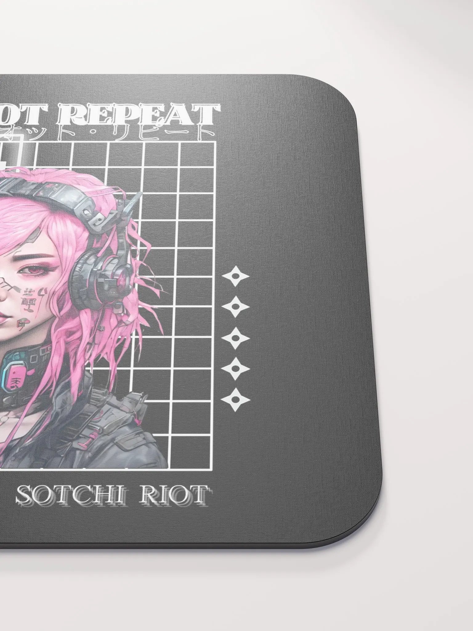 RAVE RIOT REPEAT MOUSEPAD product image (5)