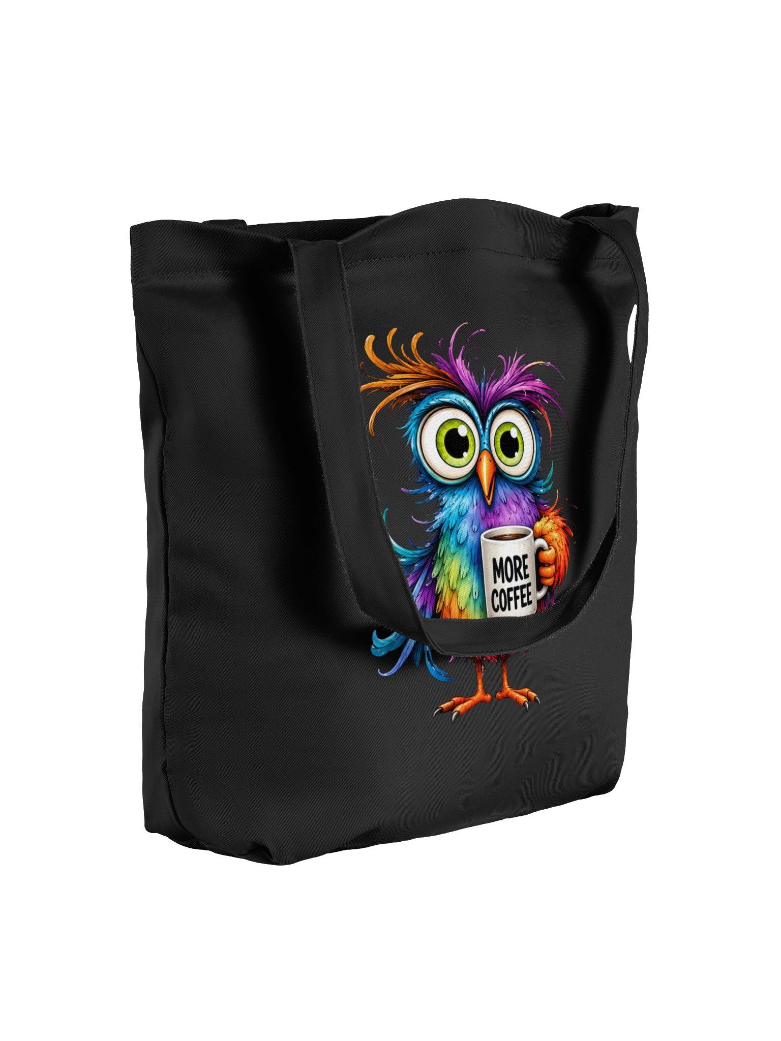 More Coffee Owl Tote Bag product image (8)