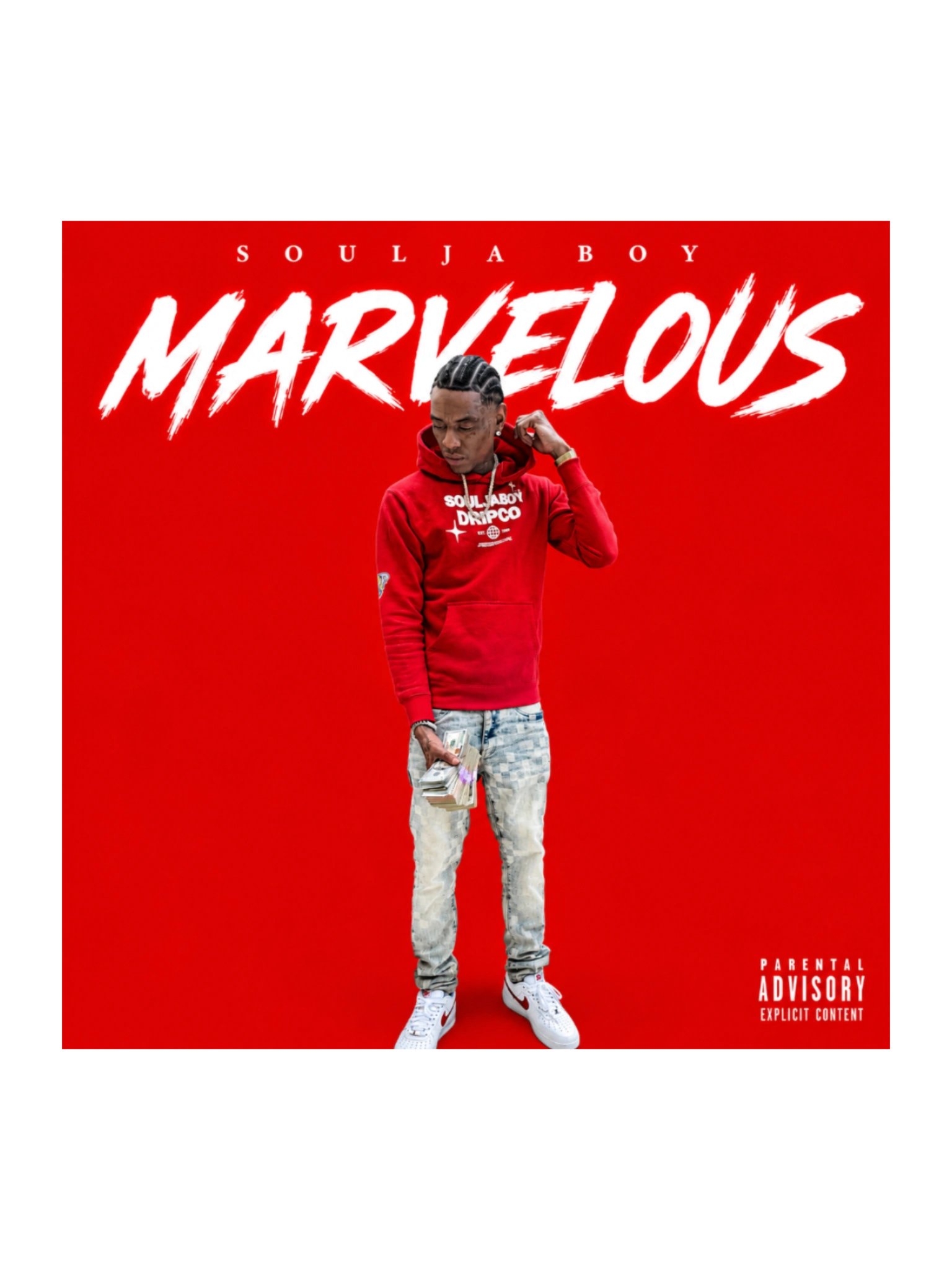 Soulja Boy Marvelous Album Art Kiss Cut Stickers product image (1)