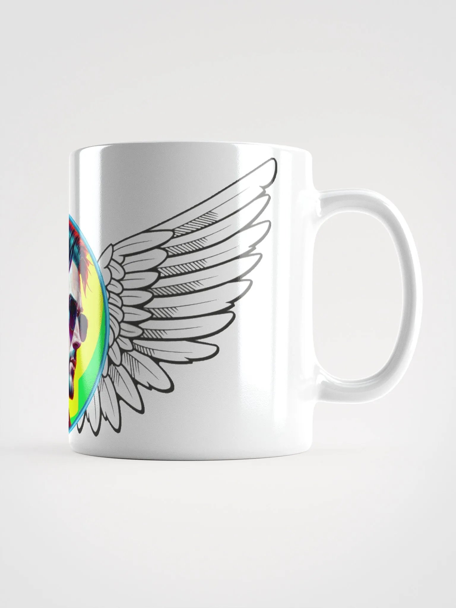 White Angel Wing Mug product image (1)