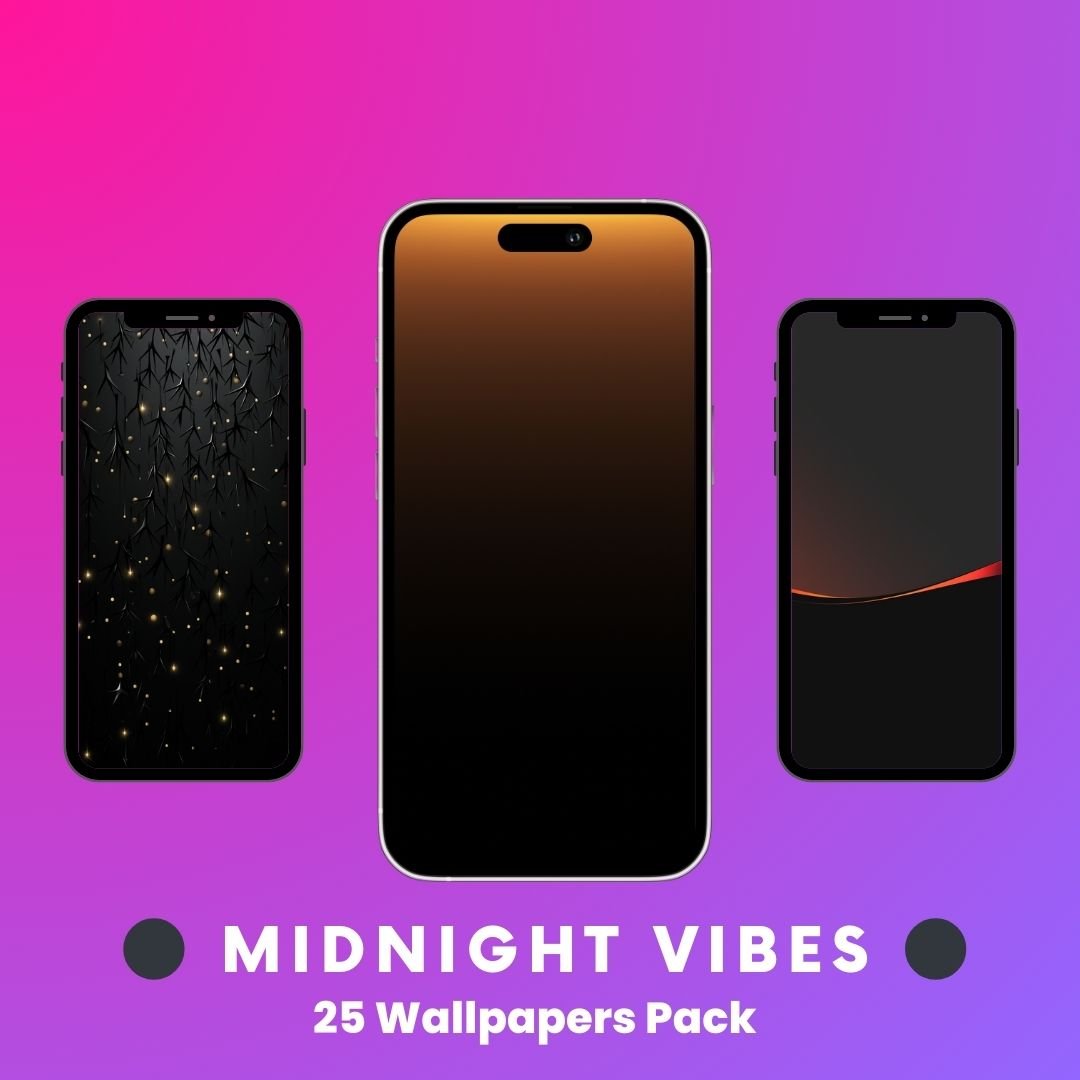Midnight Vibes: ⚫️ Stunning Black Wallpapers for Your Phone product image (1)