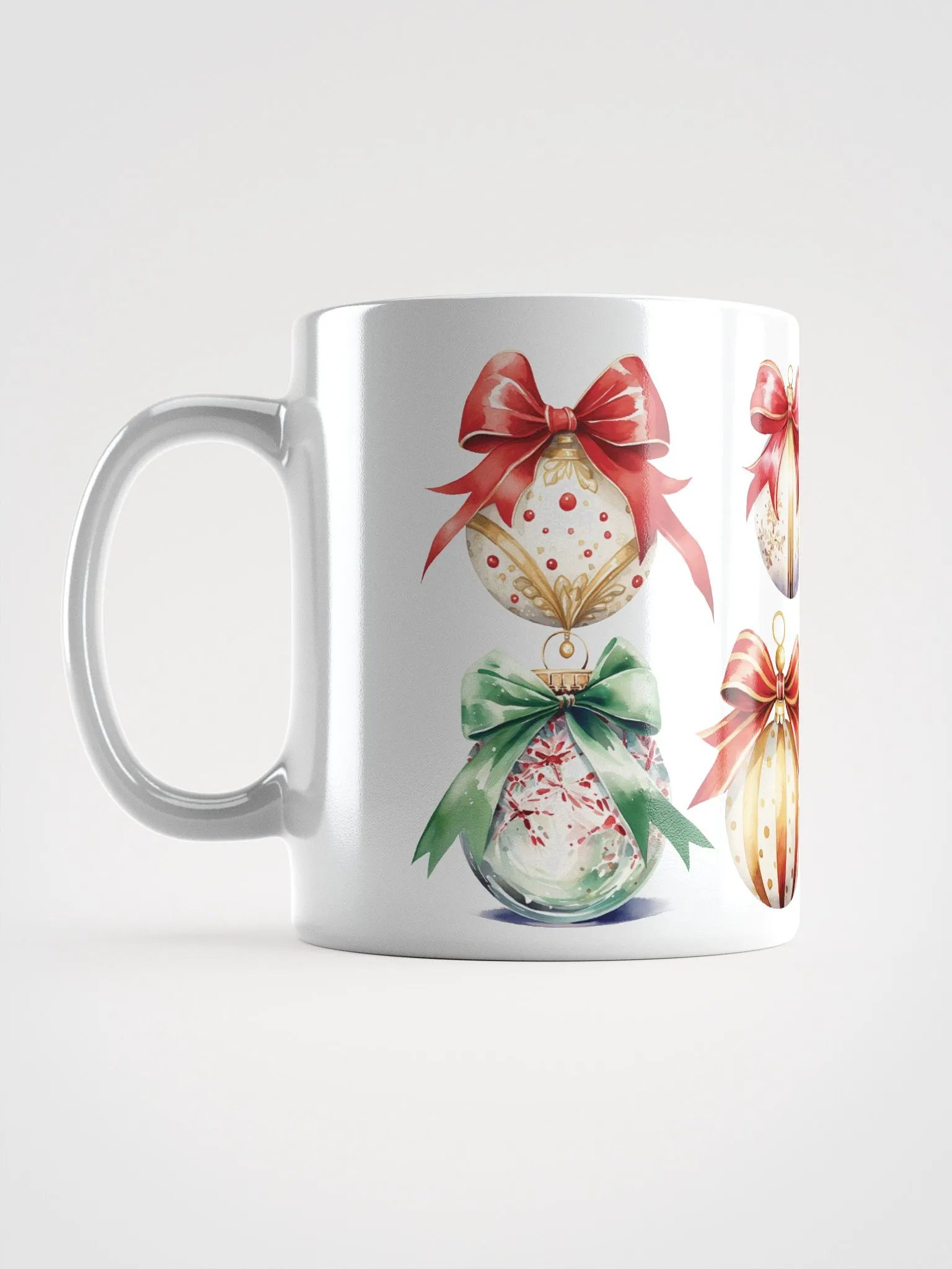 Festive Ornaments White Glossy Mug product image (6)