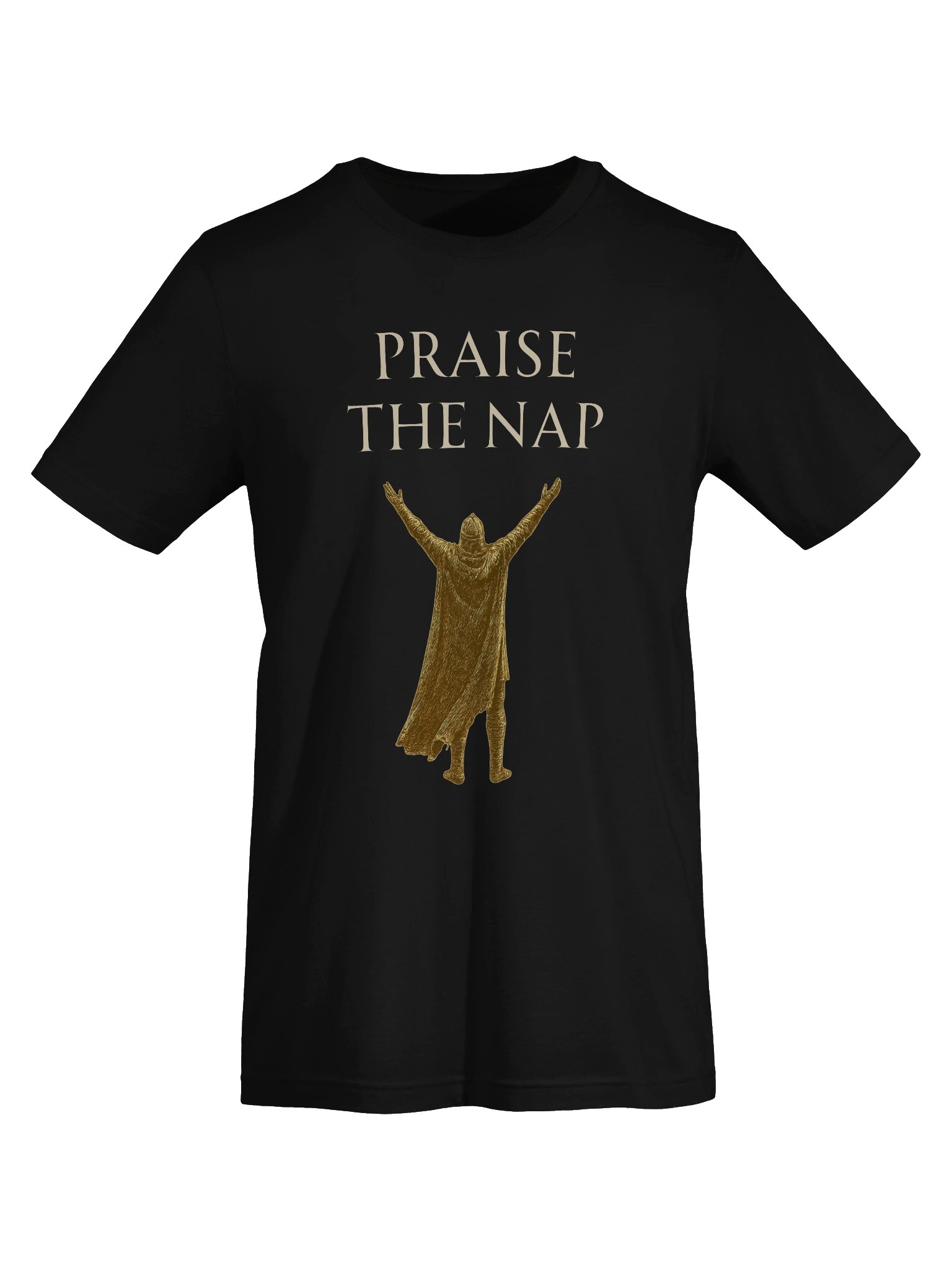Praise the Nap Shirt | Chronic Fatigue Gamer & Spoonie Humor Tee product image (5)