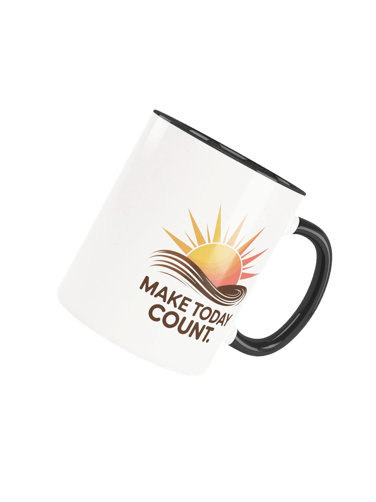 Make Today Count Motivational Coffee Mug - with Color Inside product image (4)