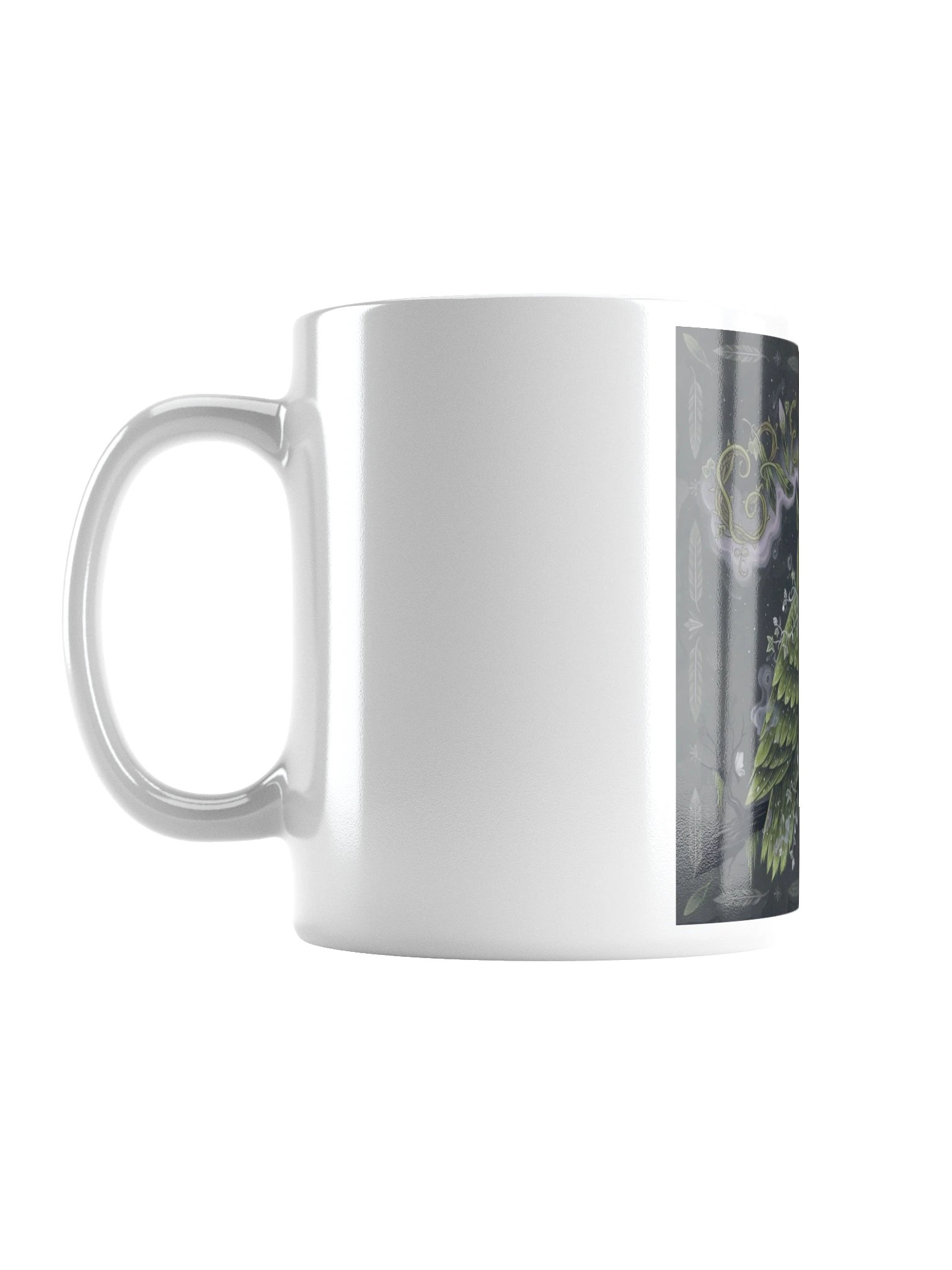 Haunted Bird Mug — Moss Owl product image (1)