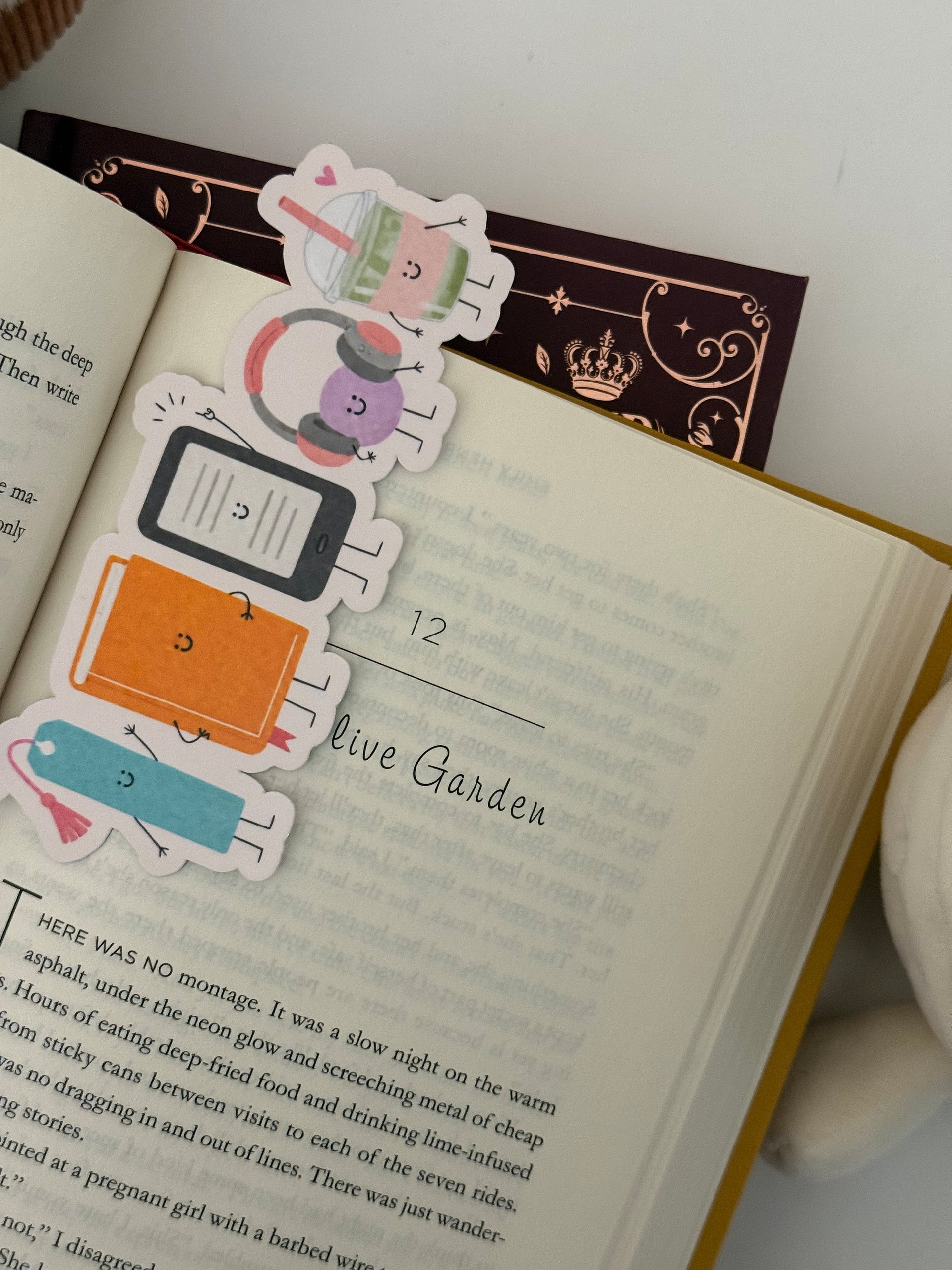 Bookish Buddies Bookmark -- Matcha Version product image (2)