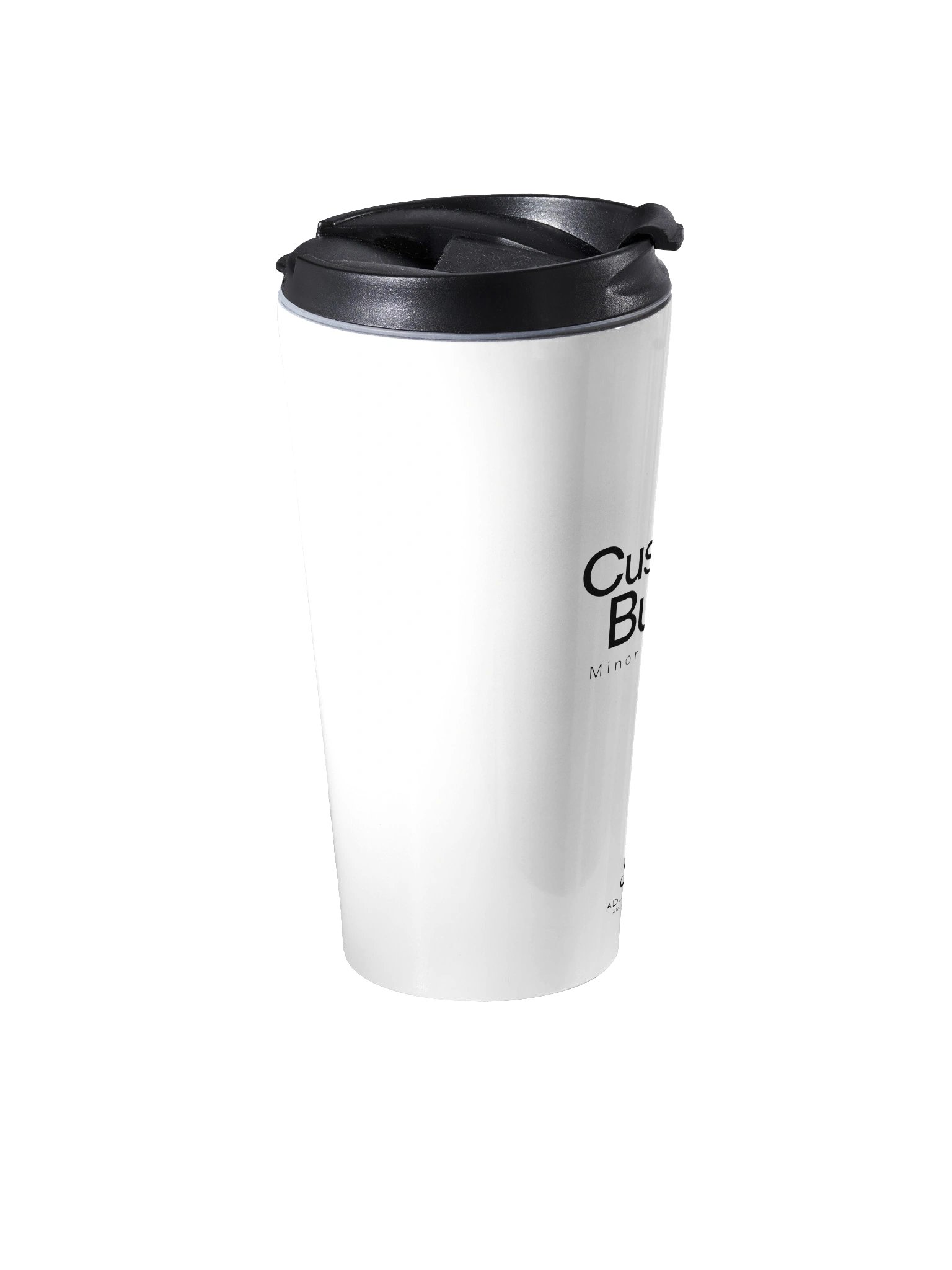 White Stainless Steel Travel Mug product image (2)