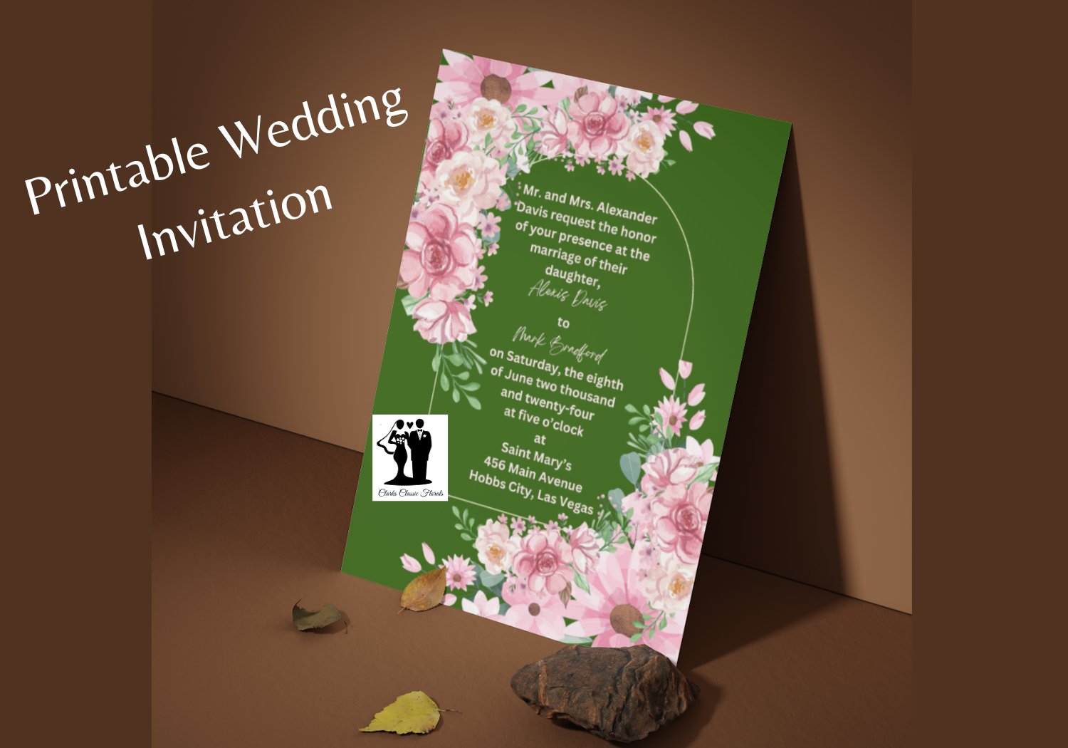 FREE WEDDING INVITATION DIGITAL DOWNLOAD product image (1)