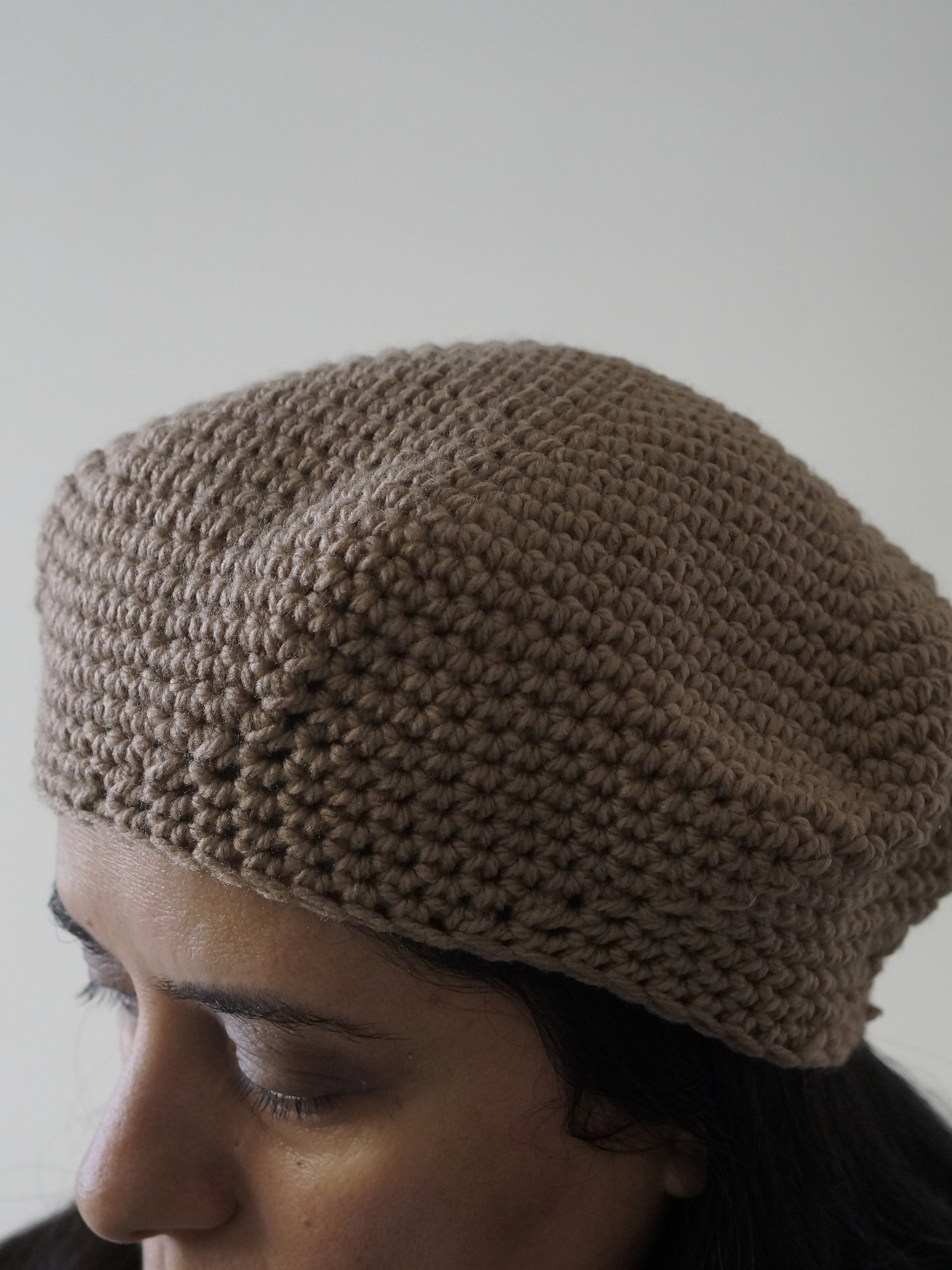 Single crochet beret crochet pattern product image (3)
