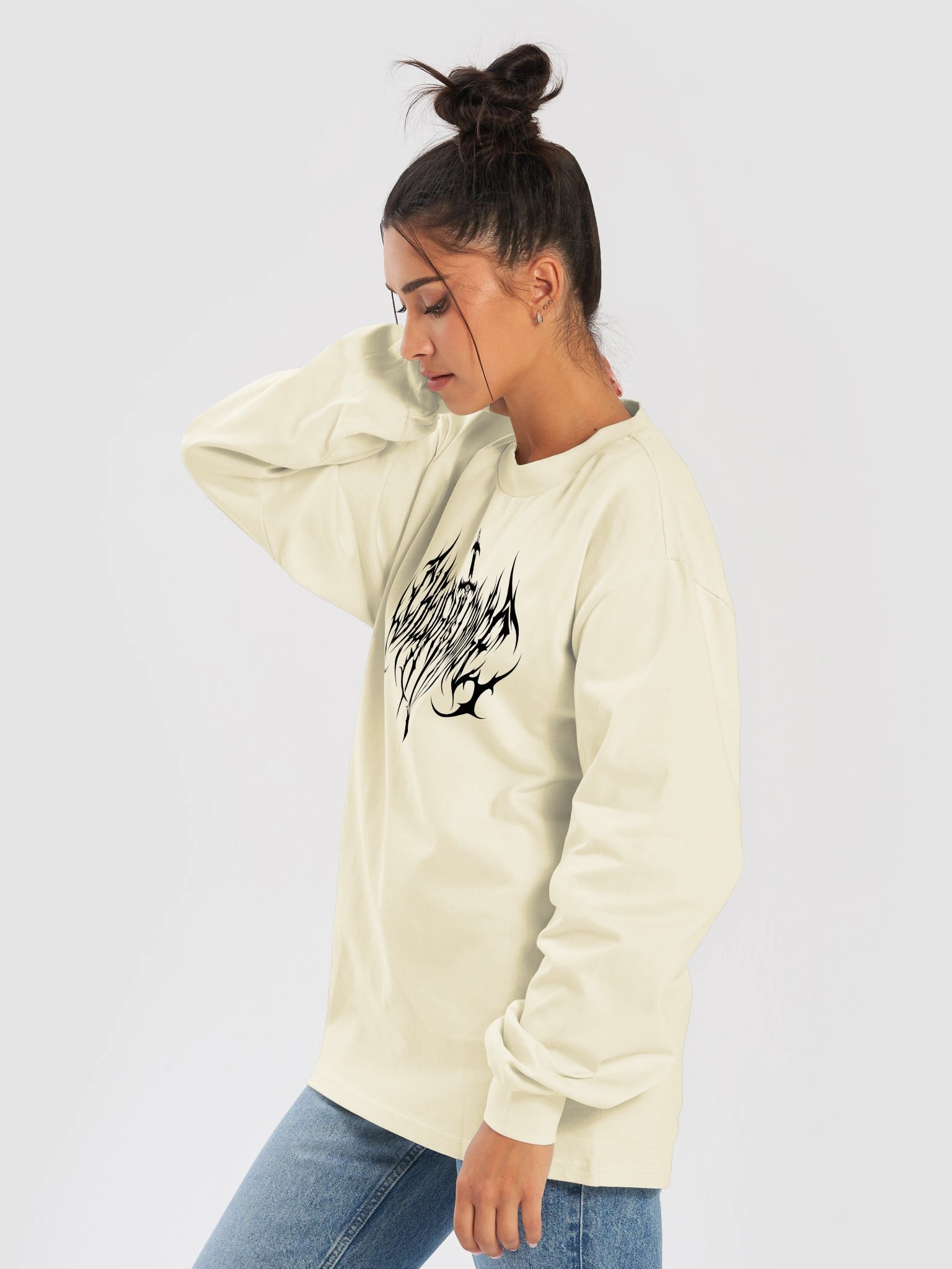 Cheugy is Cringe Long Sleeve Tee (Black) product image (31)