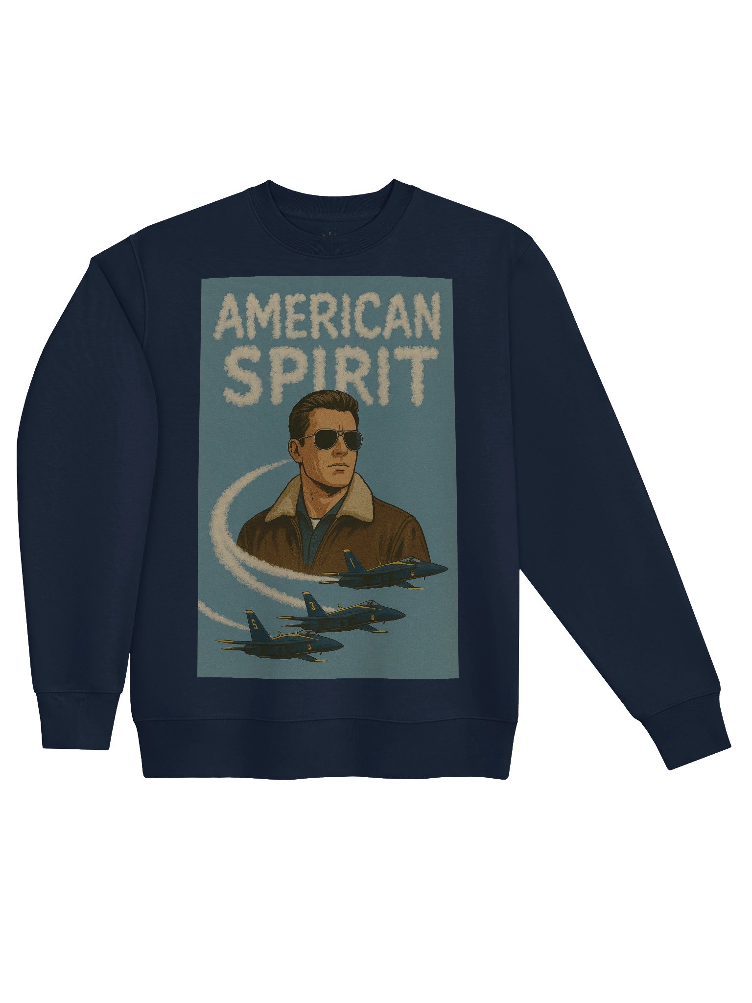 The AMERICAN SPIRIT Blue Angels Graphic Sweatshirt product image (3)