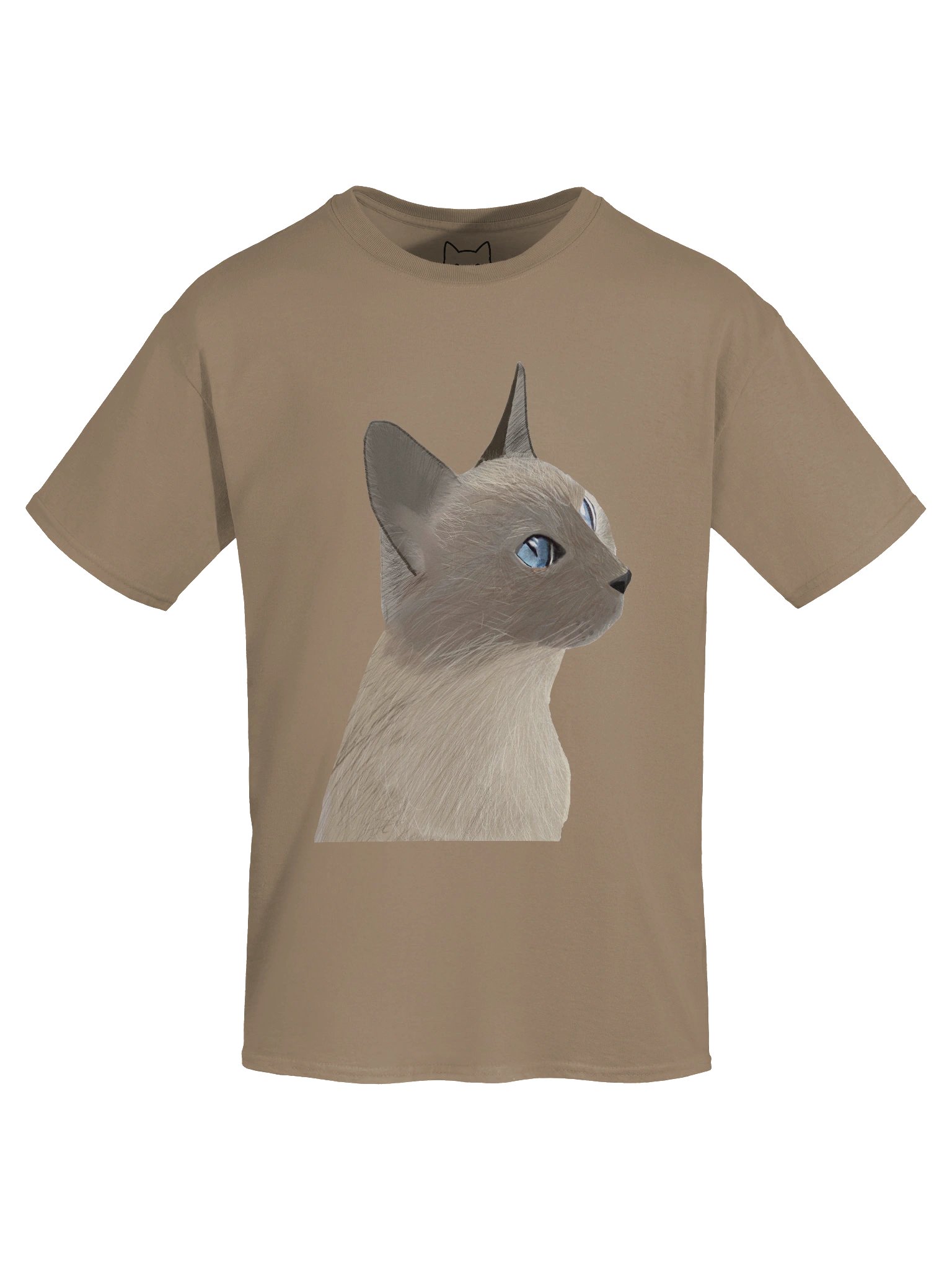 Sheila the Siamese Cat Art Sketch Boxy Fit Unisex T-Shirt product image (58)