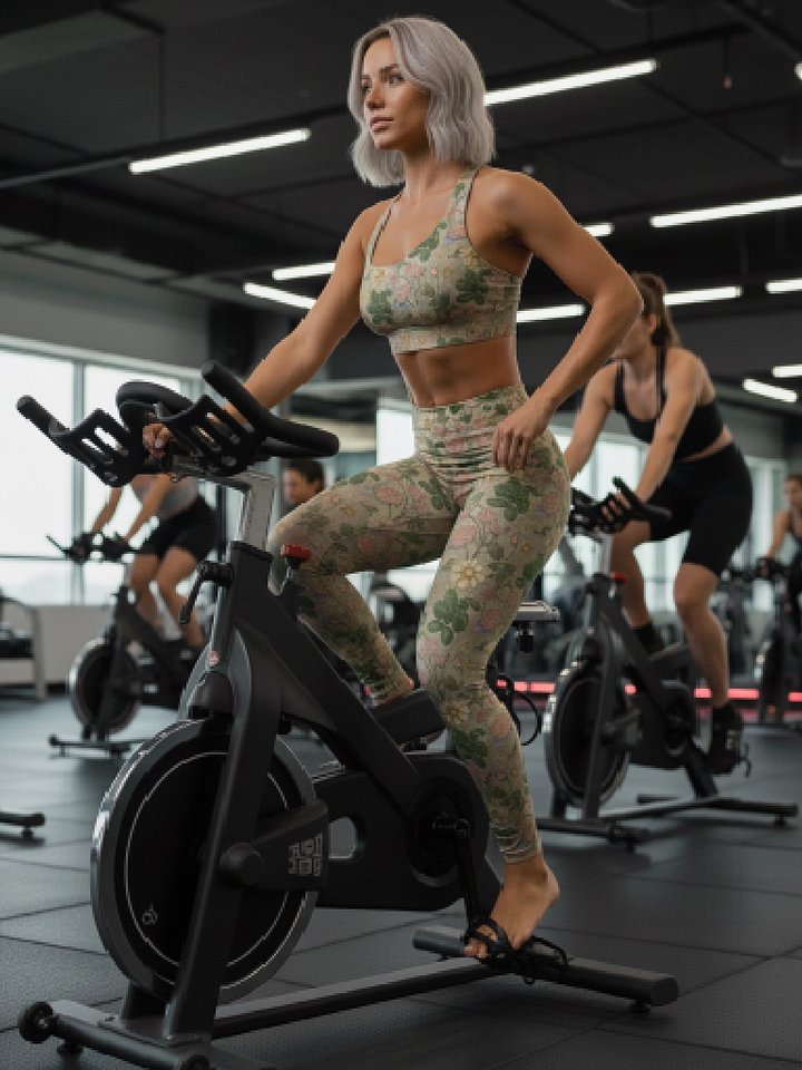 Women’s Floral Yoga Leggings – High-Waisted Full-Length Activewear product image (1)