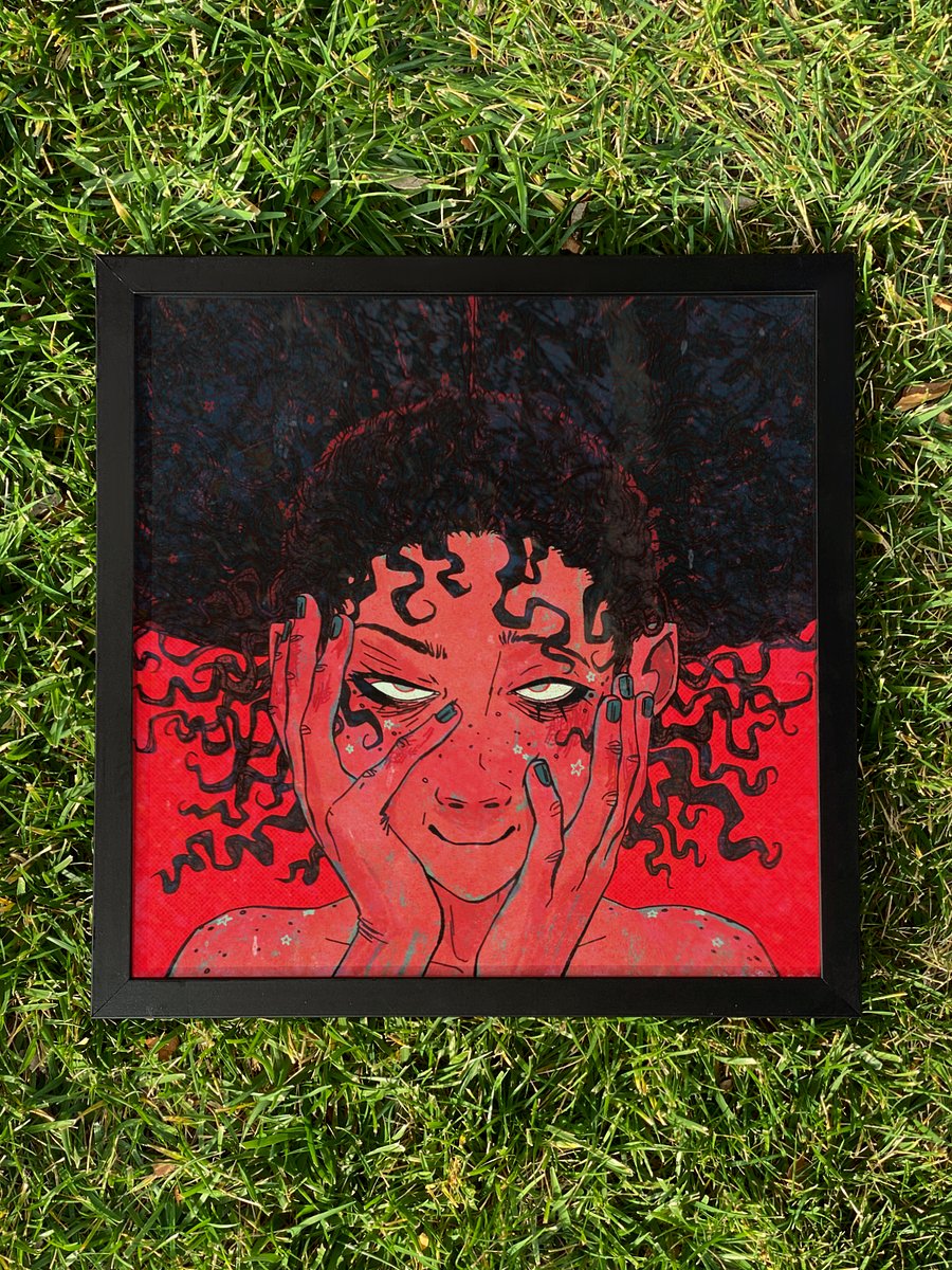 Bad Time Janey - FRAMED ART PRINT product image (1)