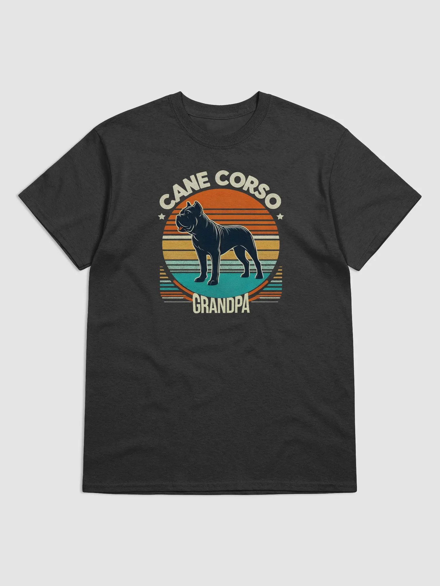 Cane Corso Grandpa Retro T-Shirt product image (1)