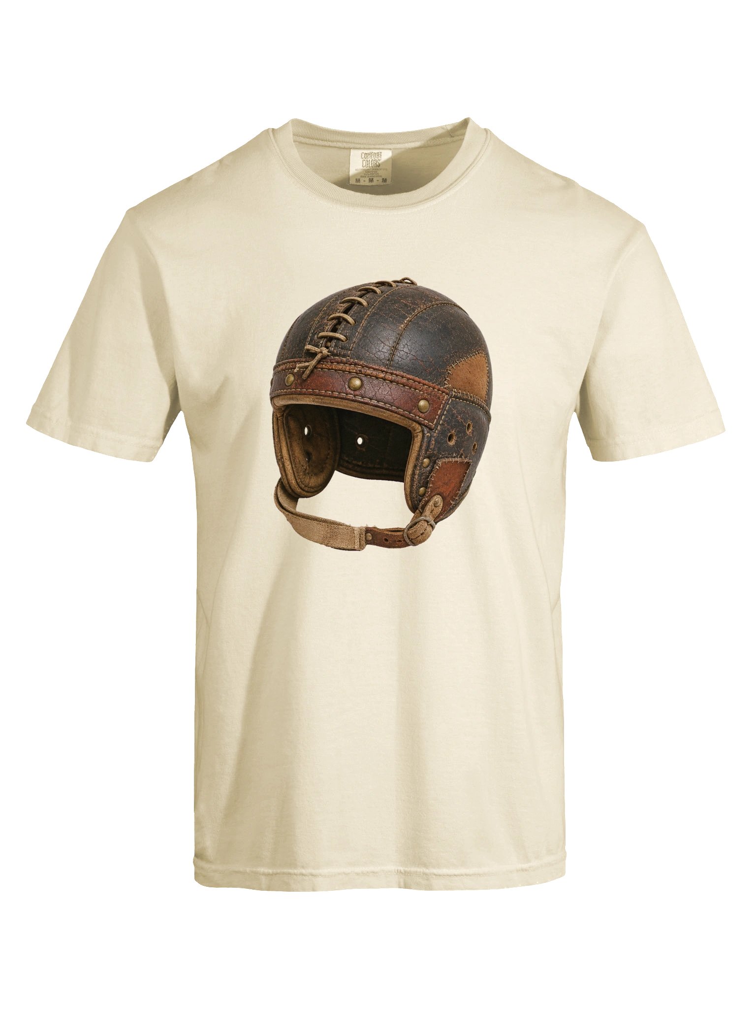 Cinder Gridiron 013 Vintage Football Helmet Art Tee product image (5)