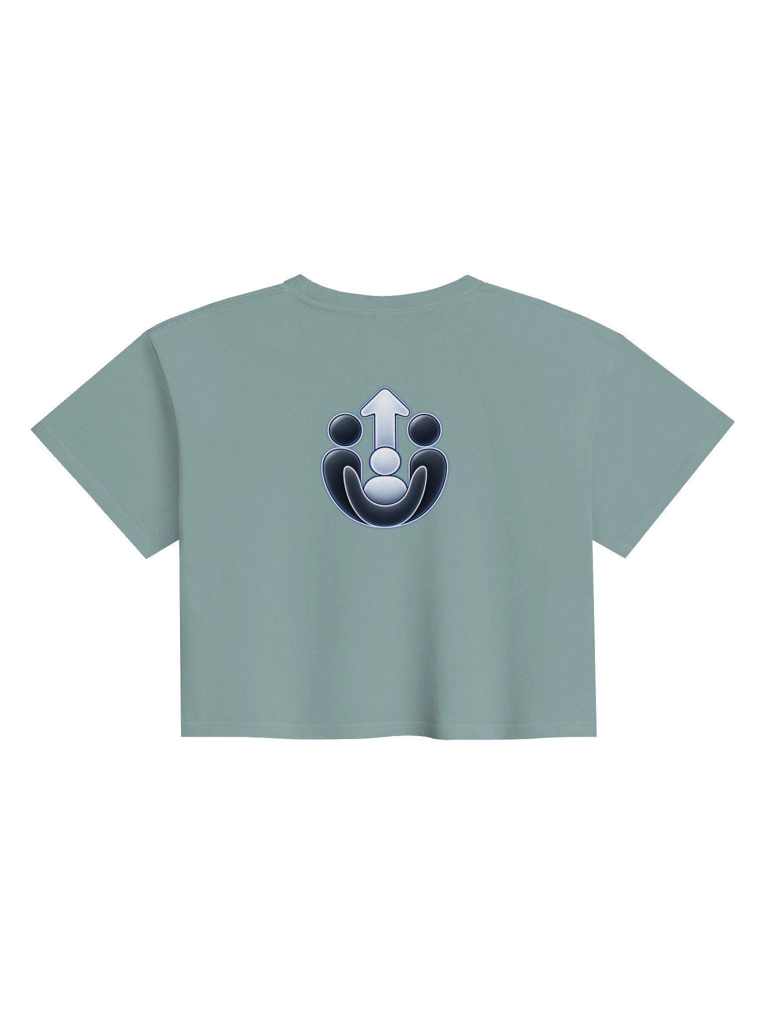 1UpFam Back Emblem Crop Top product image (2)