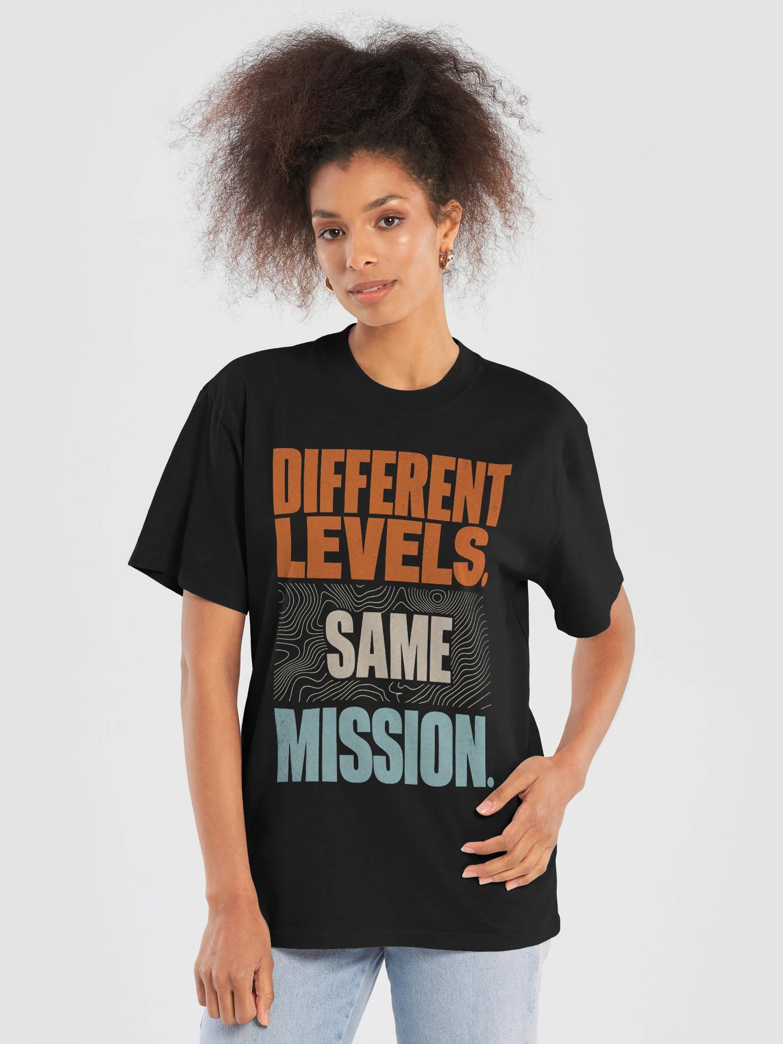 Different Levels, Same Mission Tee product image (5)