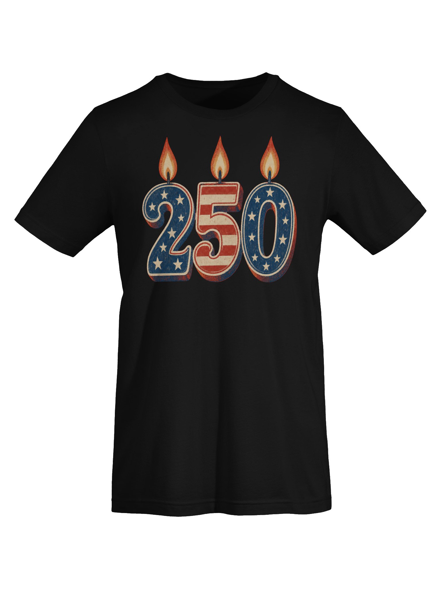 America 250 Vintage Candles Tee | USA T-Shirt product image (26)