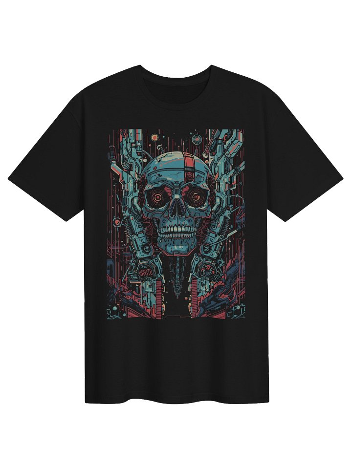 Emerging Cyborg Skull T-Shirt product image (1)