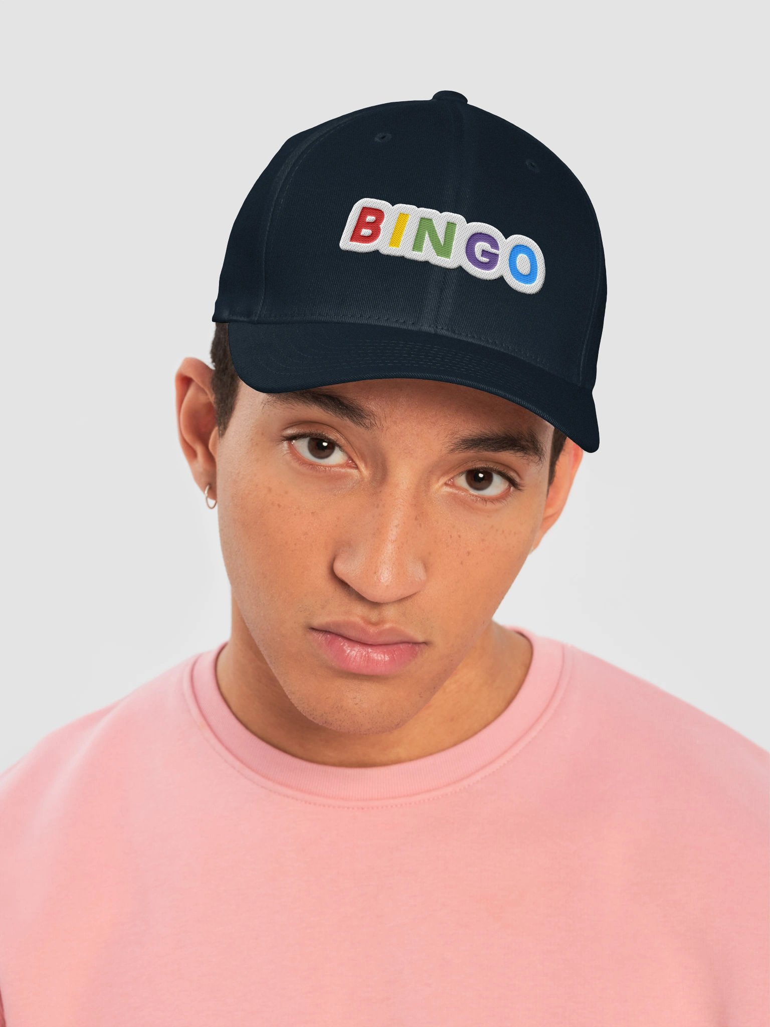 Alt Embroidered Bingo Letters Fitted Hat product image (30)