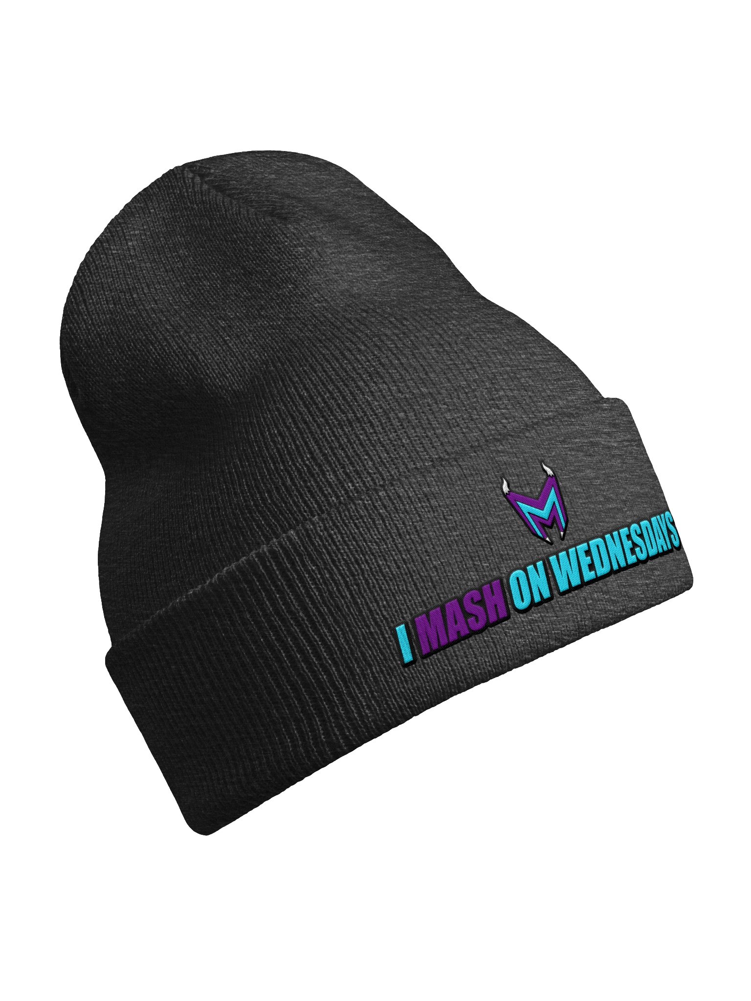 I Mash on Wednesdays Cuffed Beanie product image (61)