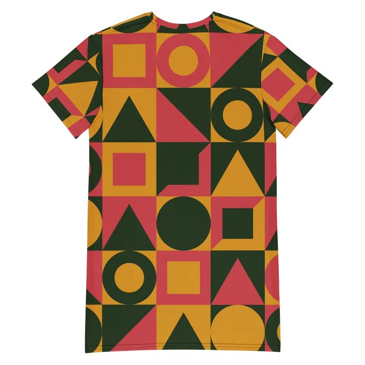 Geometric Galaxy T Shirt Dress product image (2)