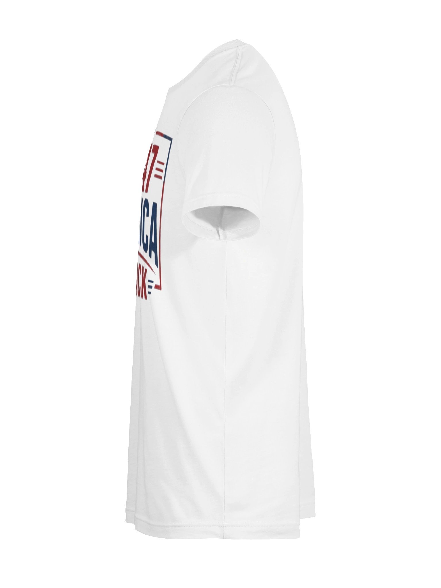 45/47 America Is Back Patriotic T-Shirt | Red White Blue Stars & Stripes Graphic Shirt product image (4)