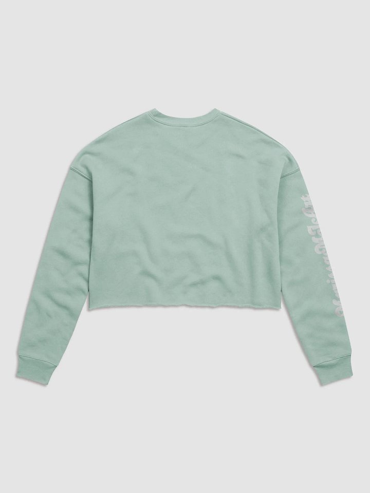Bunny Women's Fleece Crop Sweatshirt product image (2)