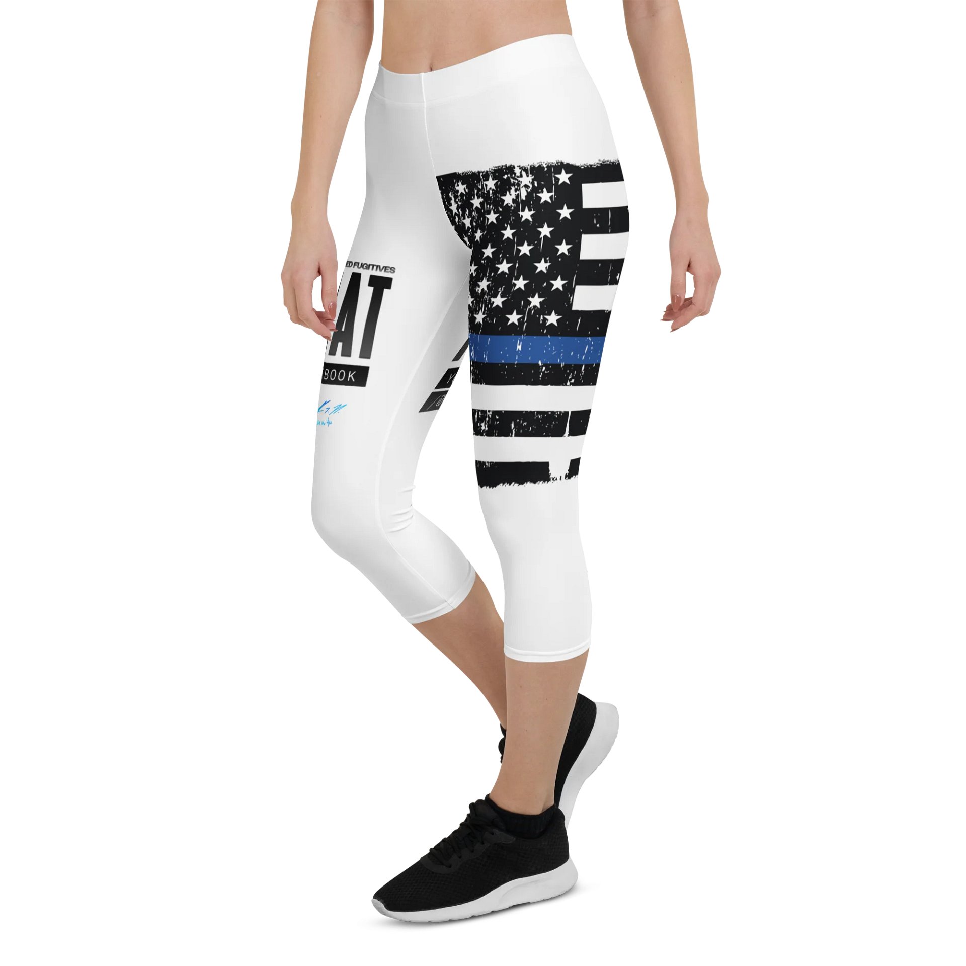 Nik The Hat | White Leggings – Summer ’25 BACK THE BLUE Edition product image (6)