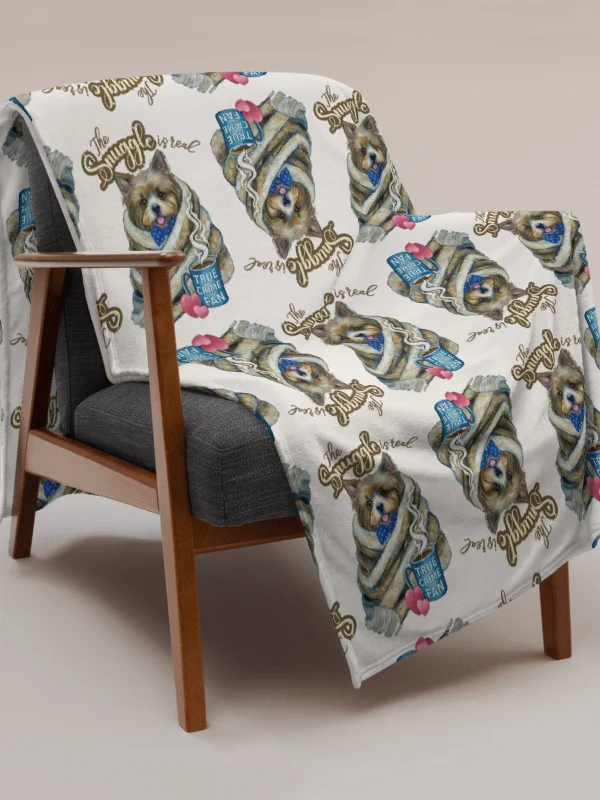 The Snuggle Is Real Cozy True Crime Throw Blanket product image (10)
