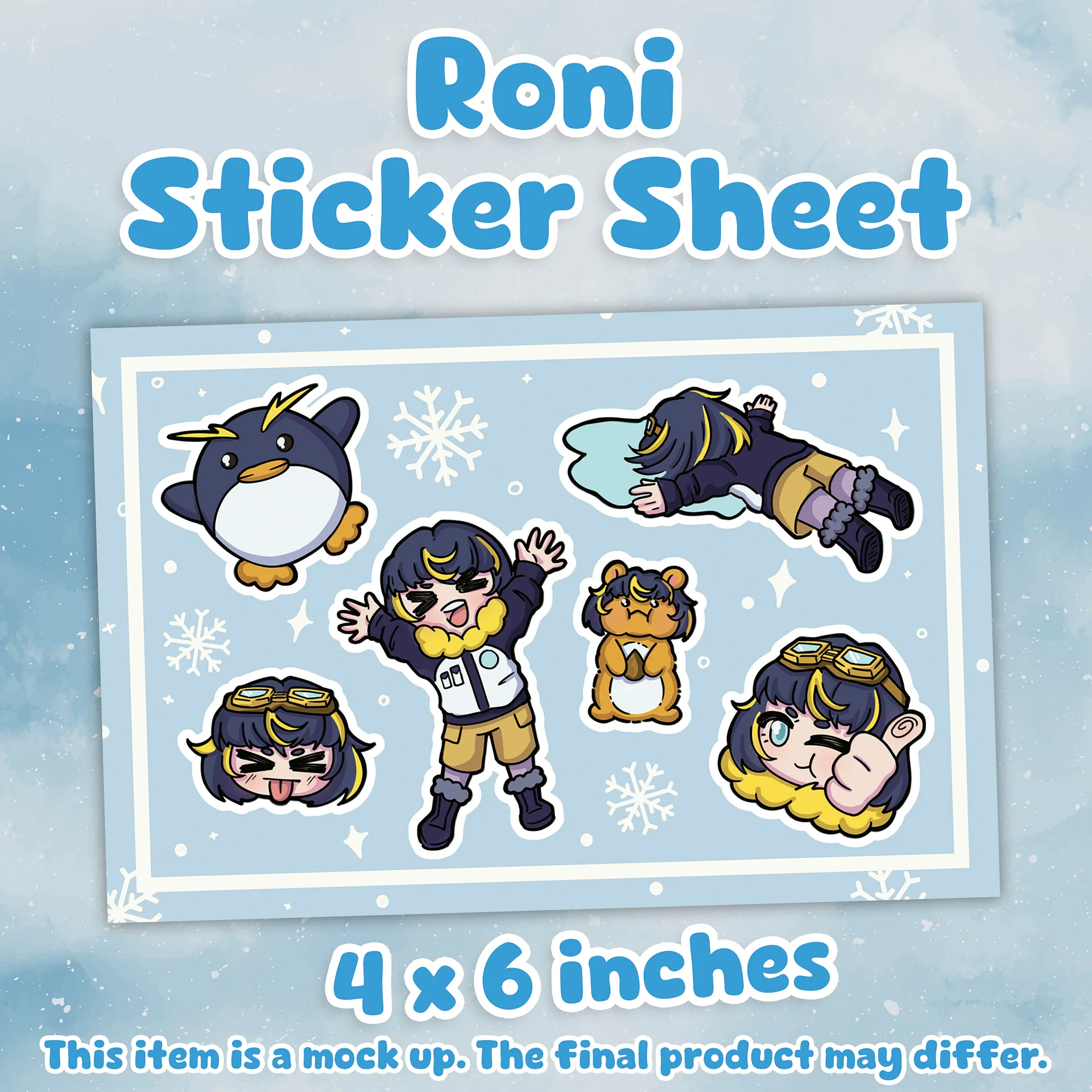 Roni Sticker Sheet product image (2)