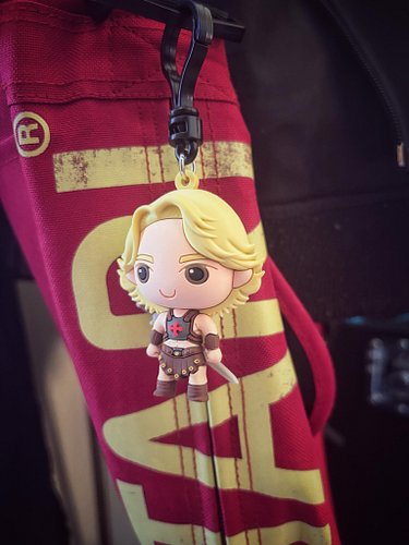 I’ve got a new bag buddy thanks to @cheenosayuno - he’s so cute!!