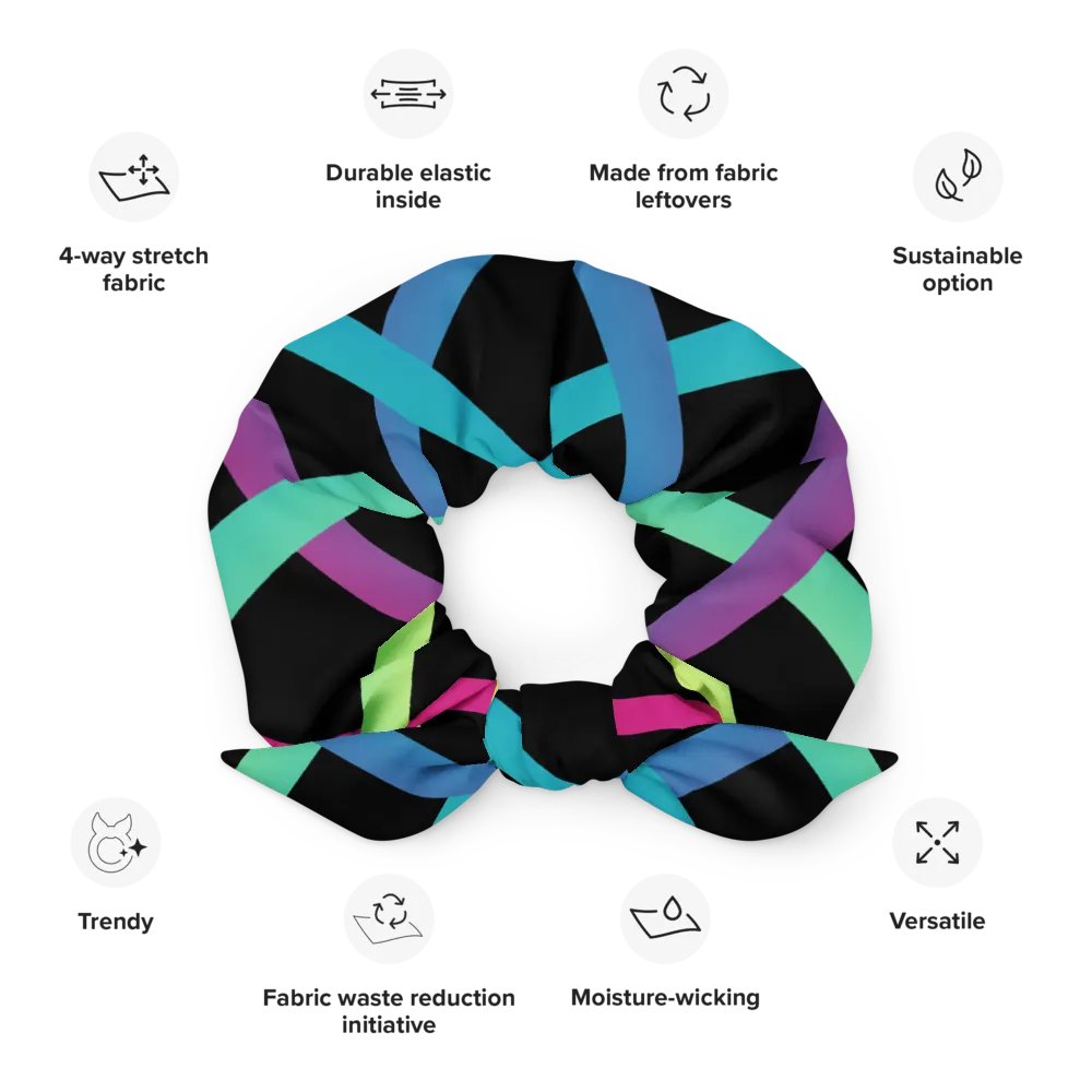Vibrant Grid All-Over Print Scrunchie product image (12)