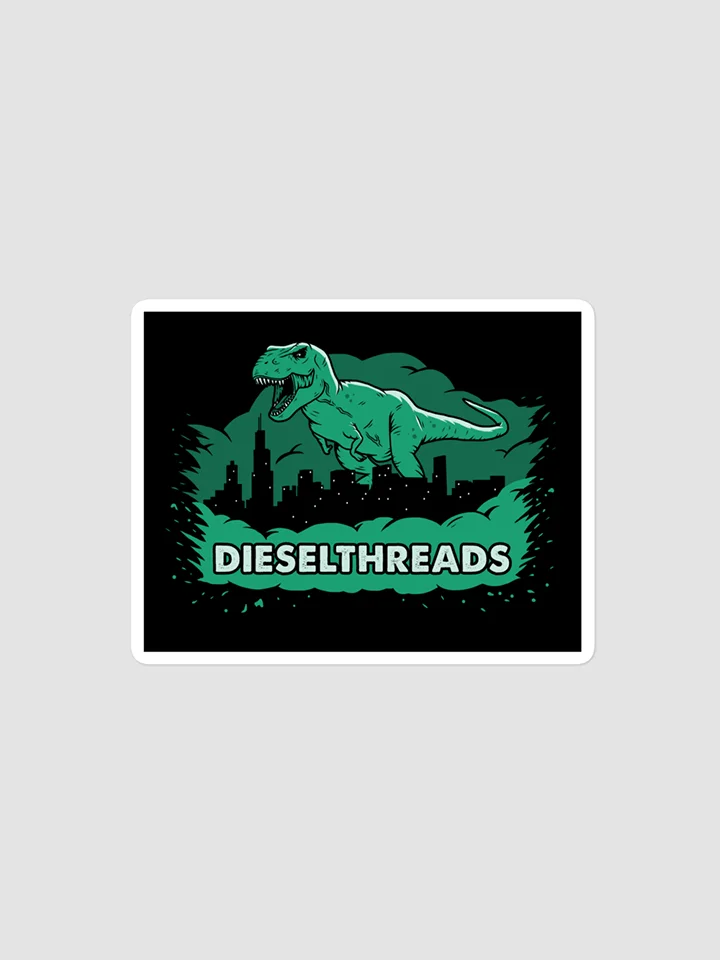 DieselThreads Classic Logo Green Sticker product image (1)