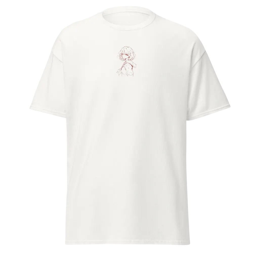 Minimalistic Anime Heavyweight Embroidered T-Shirt product image (7)
